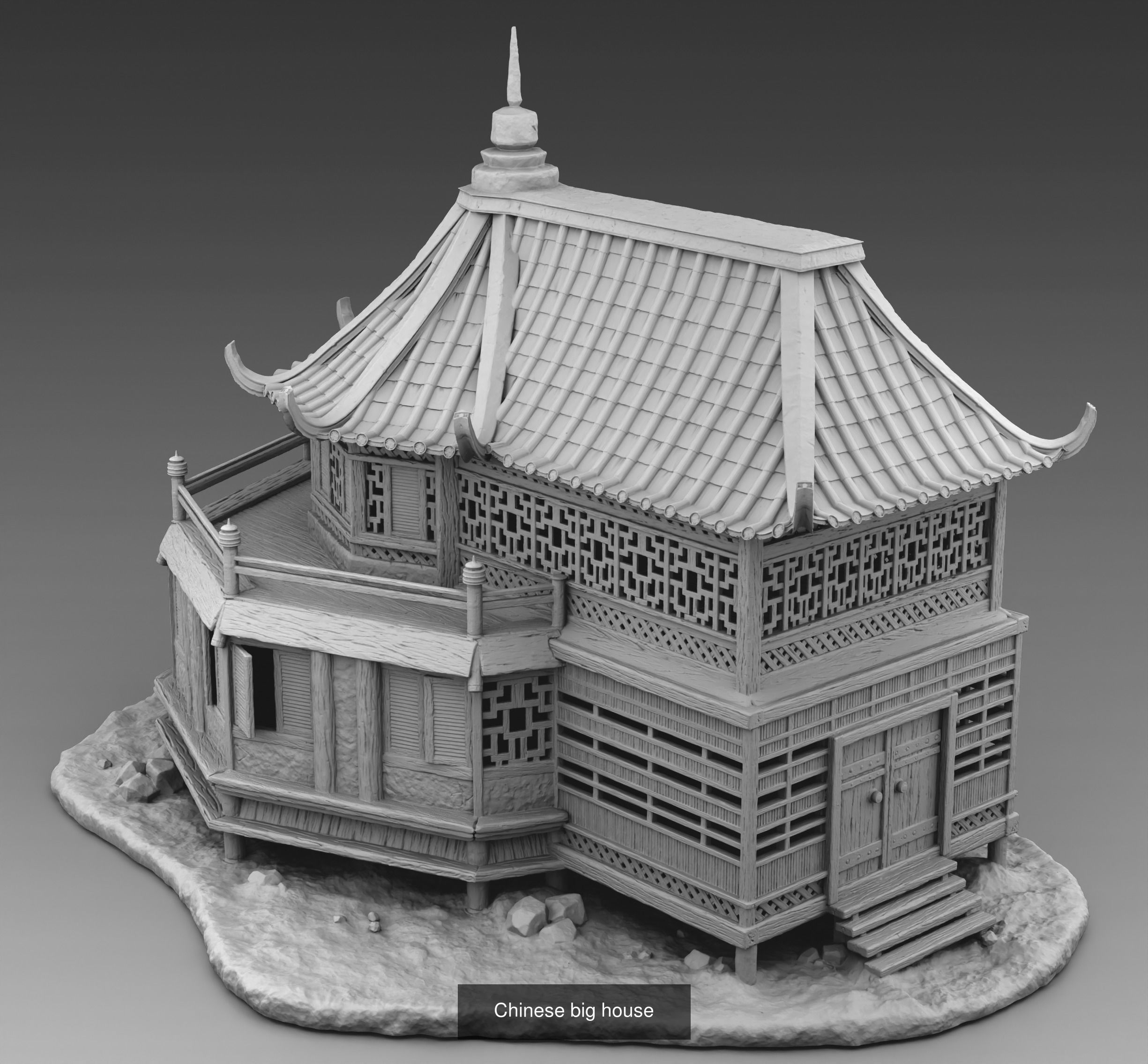 Chinese Architecture 3D Model Collection_7