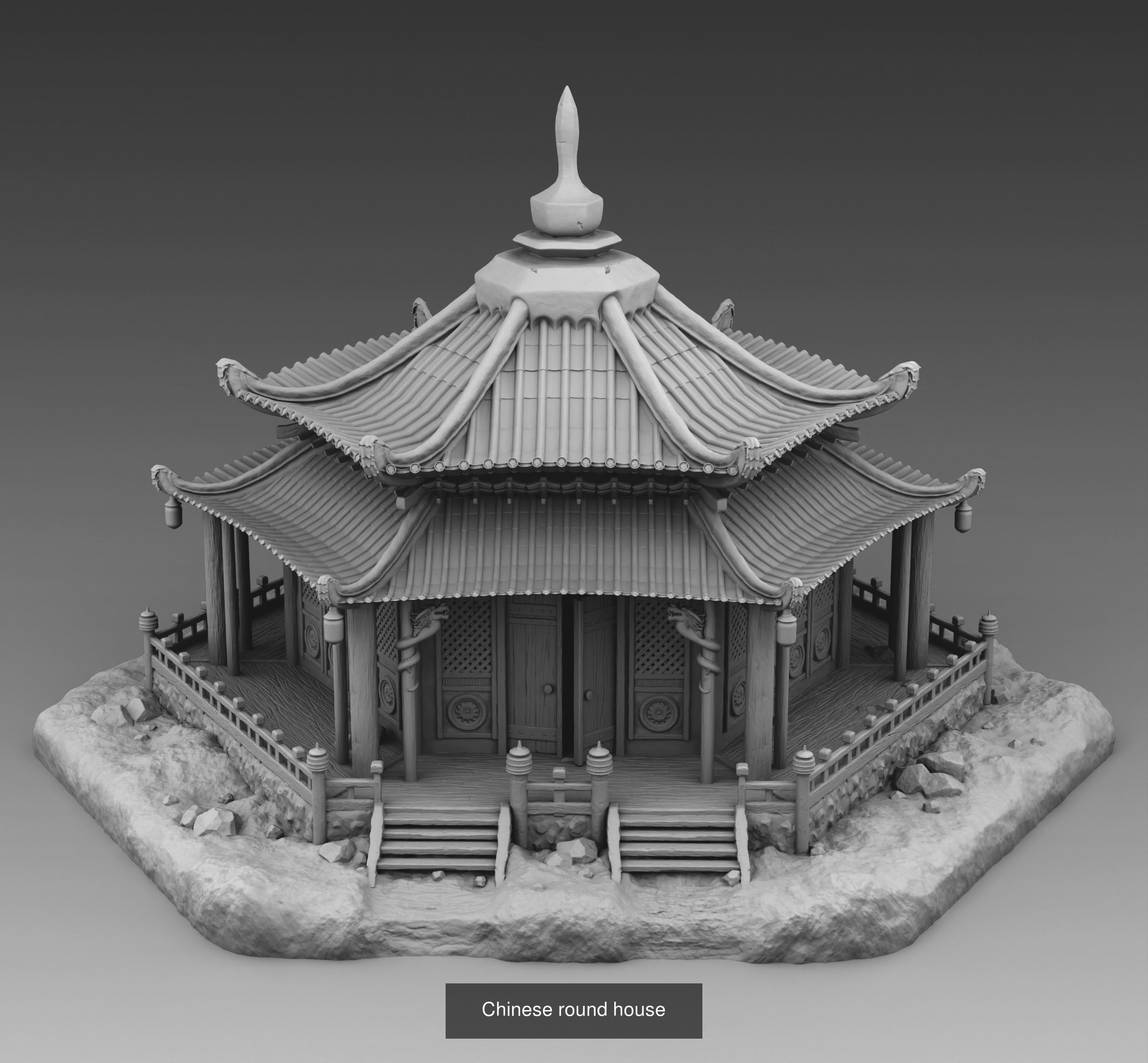 Chinese Architecture 3D Model Collection_9