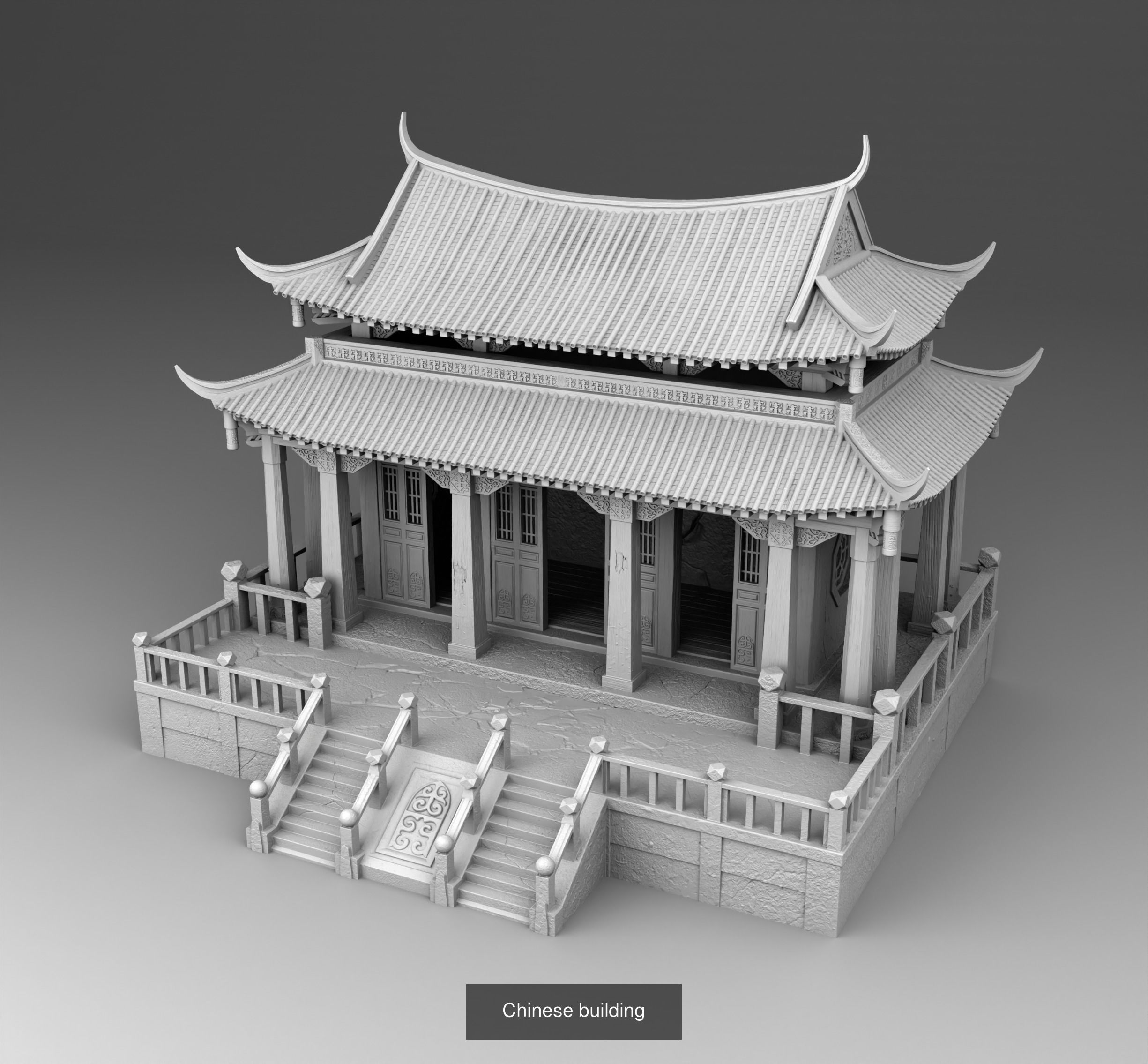 Chinese Architecture 3D Model Collection_18
