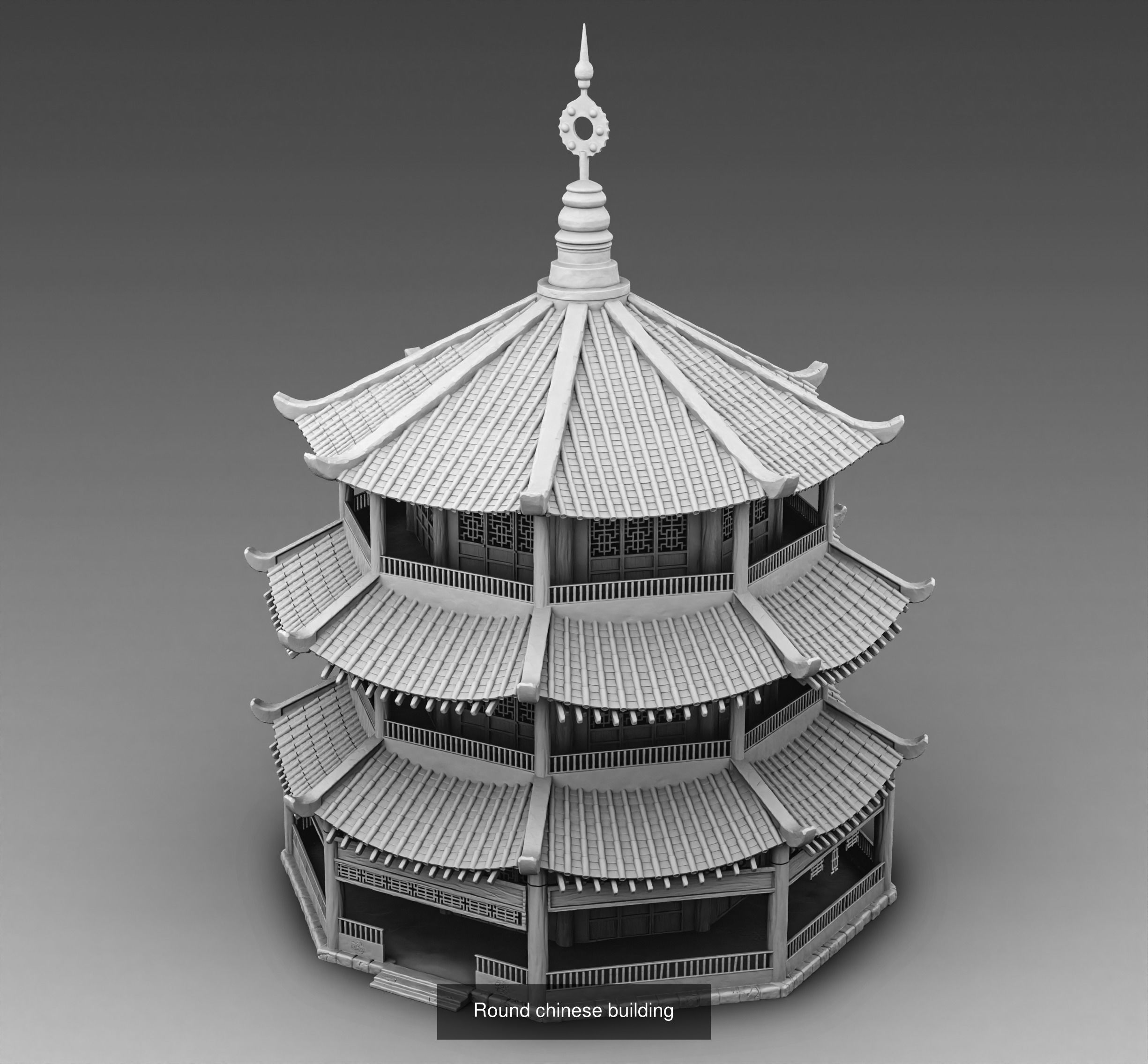 Chinese Architecture 3D Model Collection_19