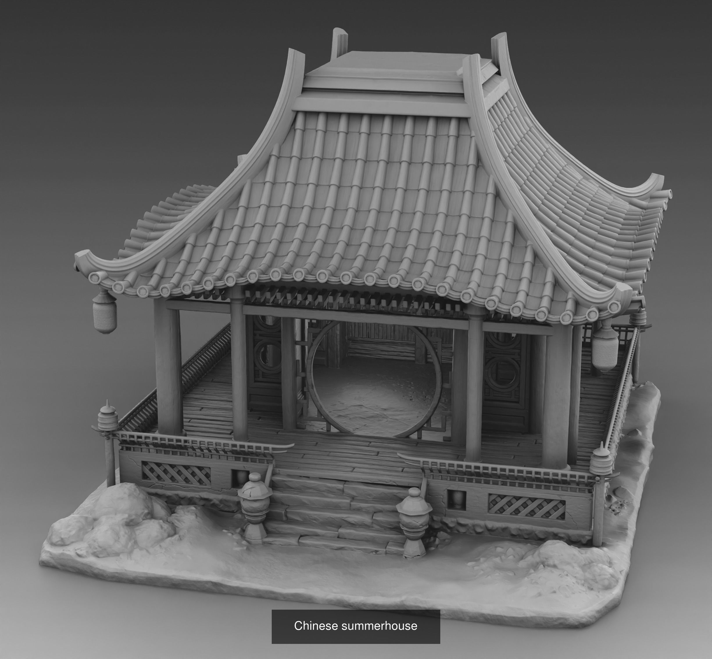 Chinese Architecture 3D Model Collection_5