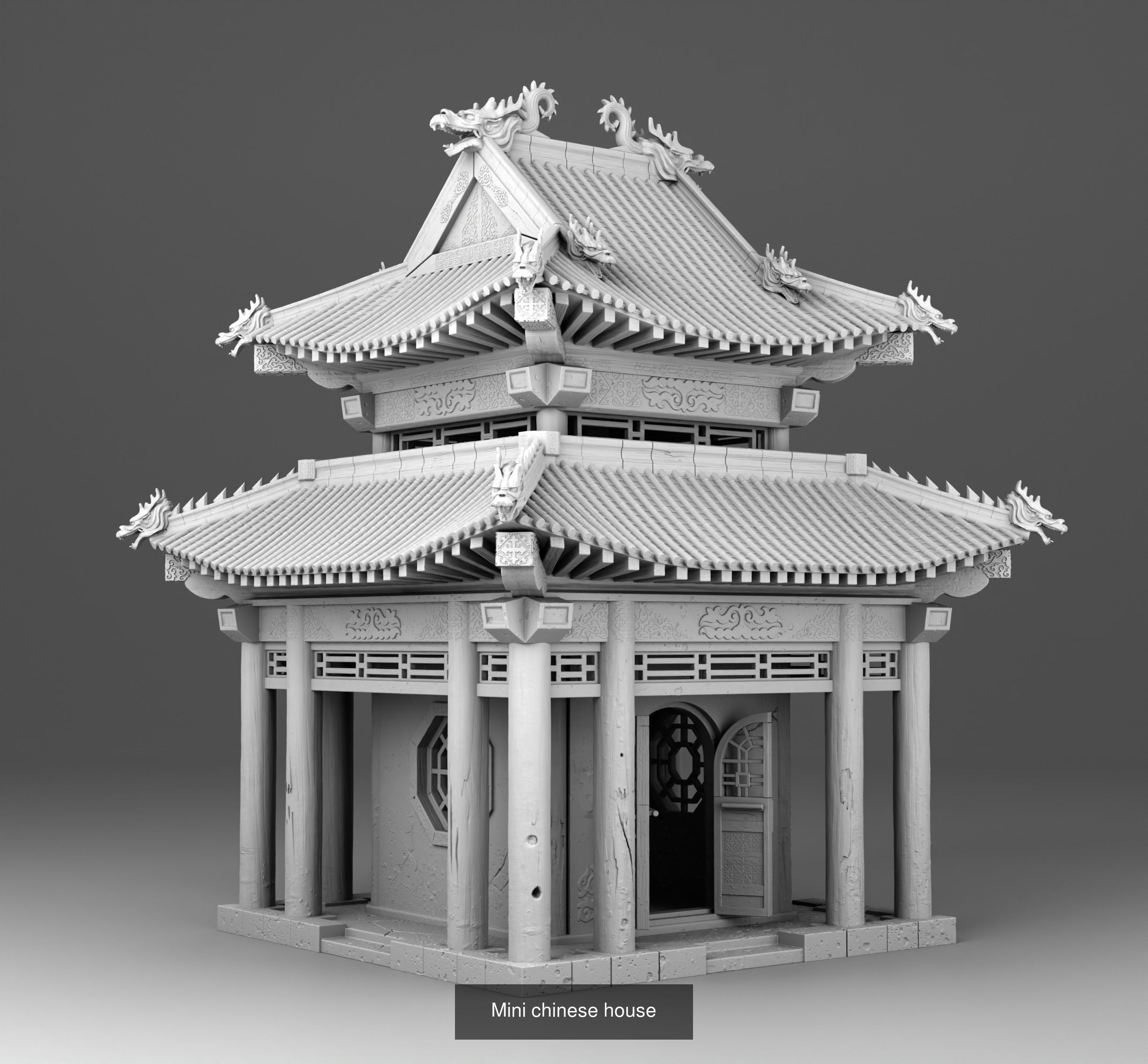 Chinese Architecture 3D Model Collection_17