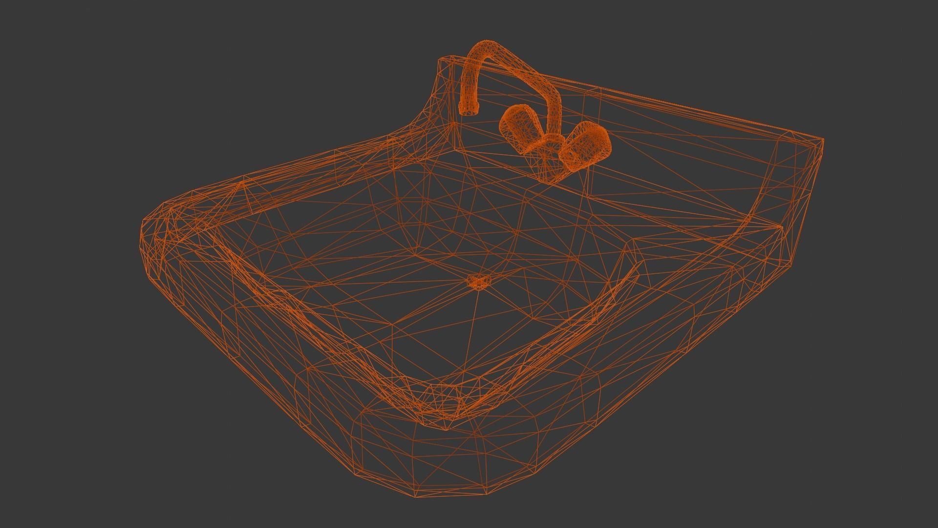  Old Dirty Sink 3D Model Low-poly 3D model_13