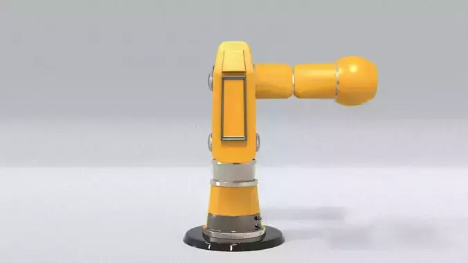 laos Mechanical arm robot Low-poly 3D model