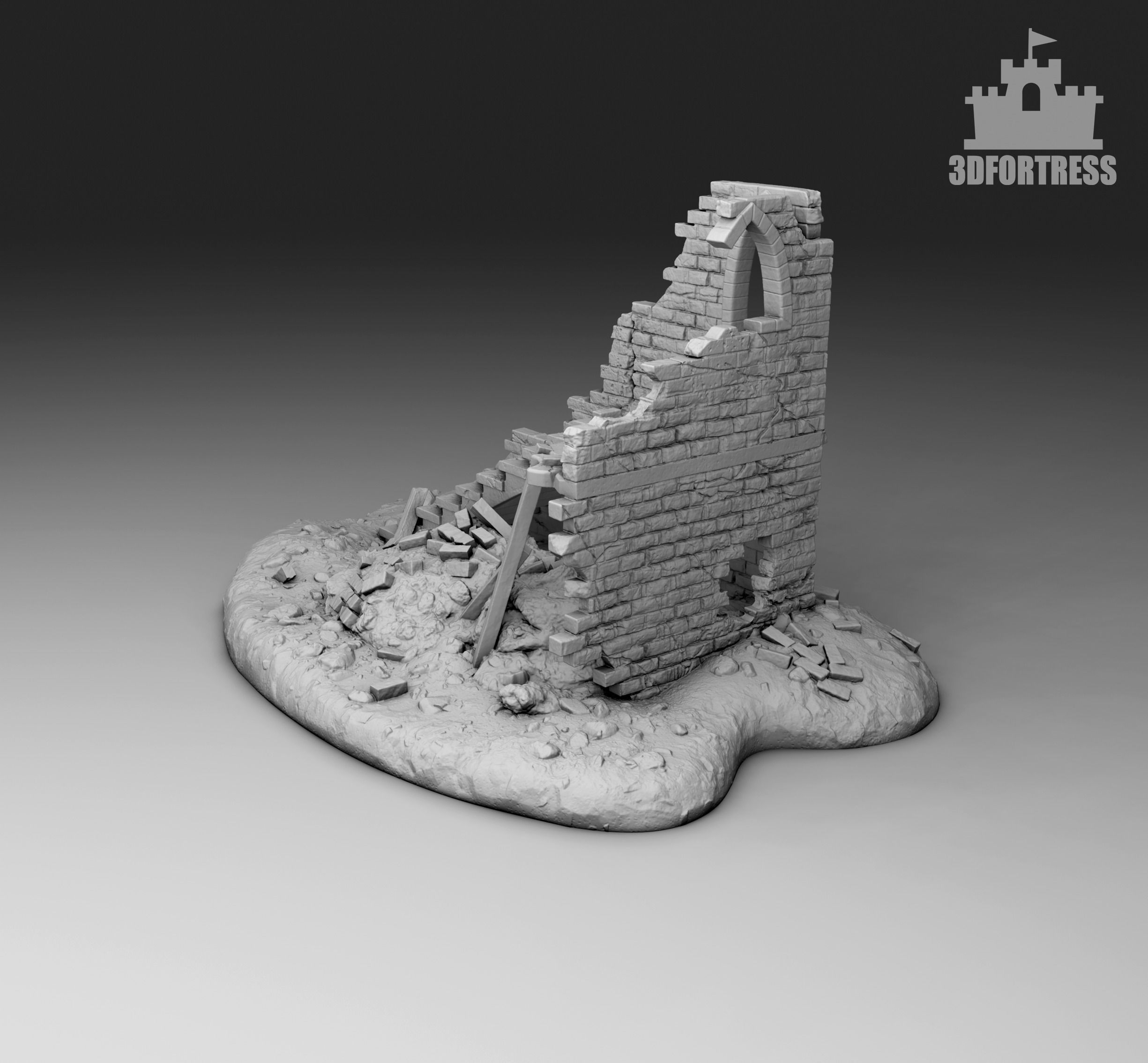 Ruins 5 3D print model_3