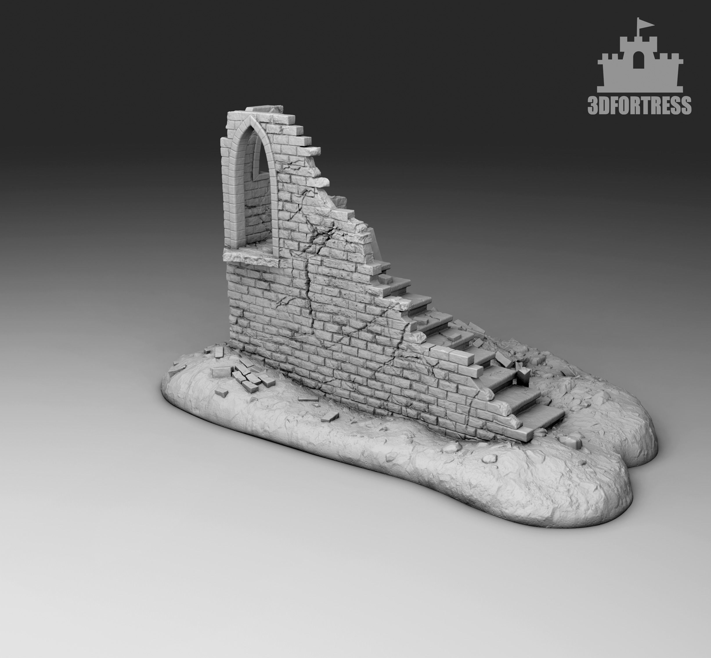 Ruins 5 3D print model_1