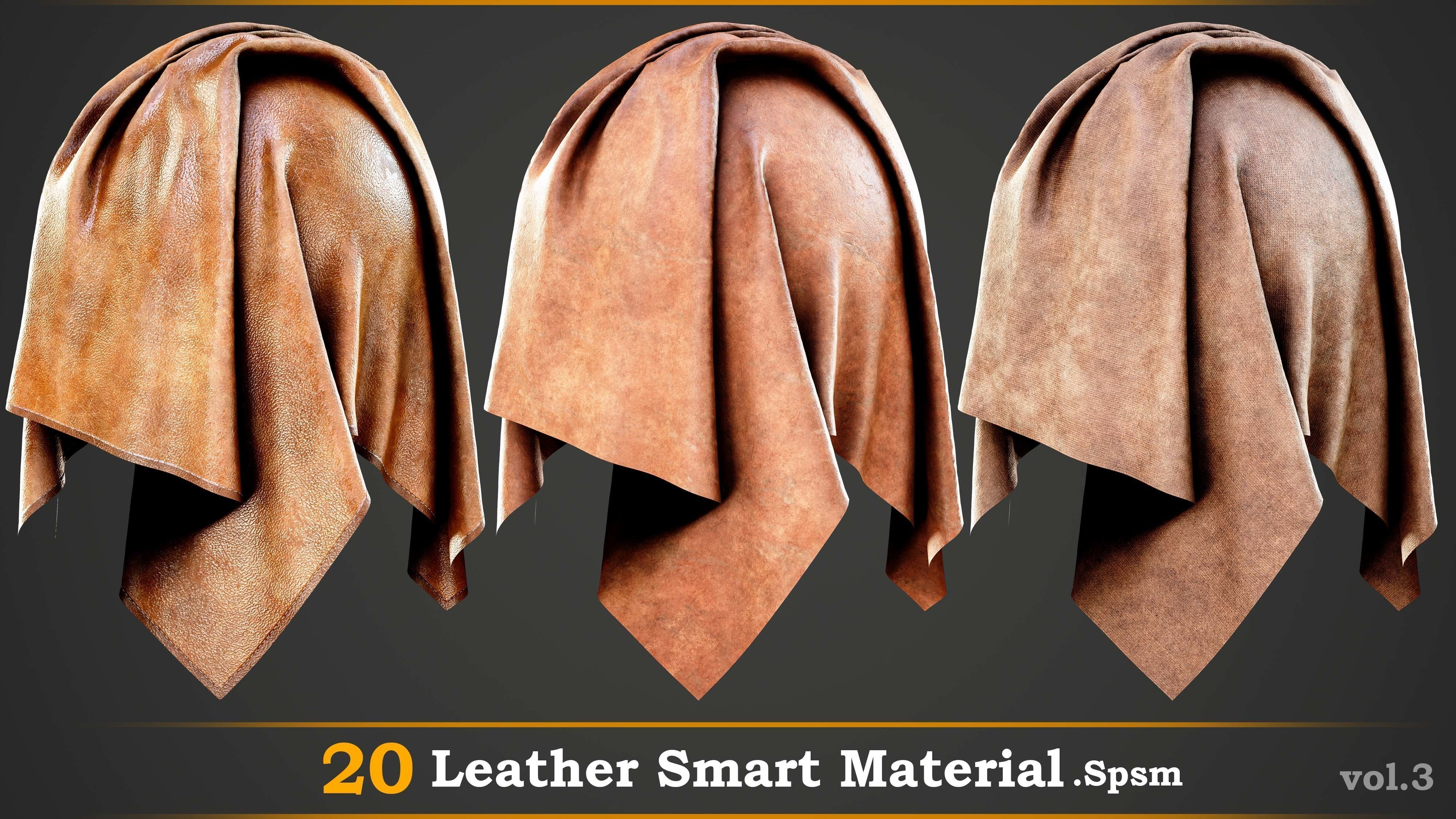20 Leather Smart Material-SPSM-Vol-3 Texture_1