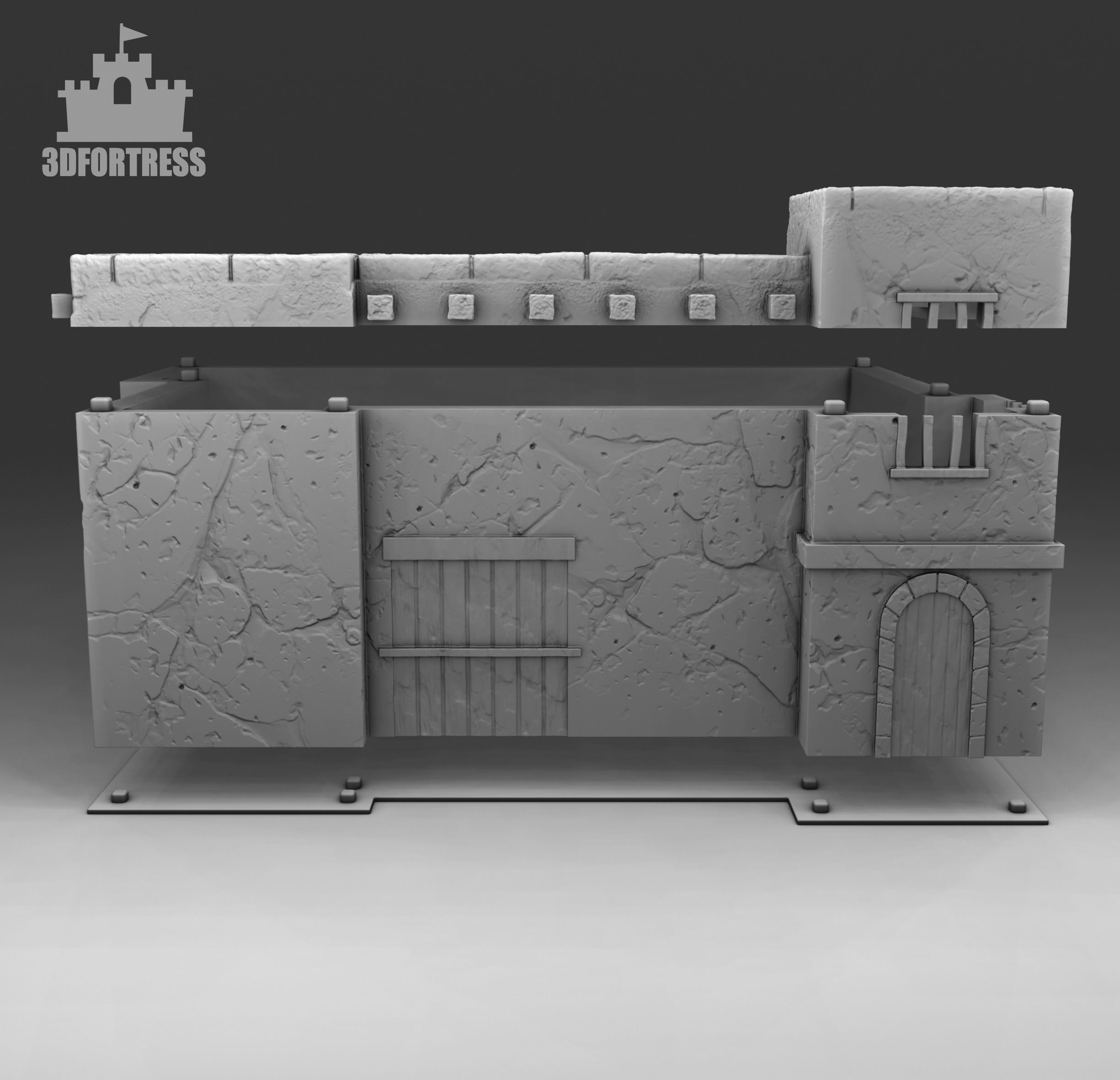 Residential building 3D print model_2