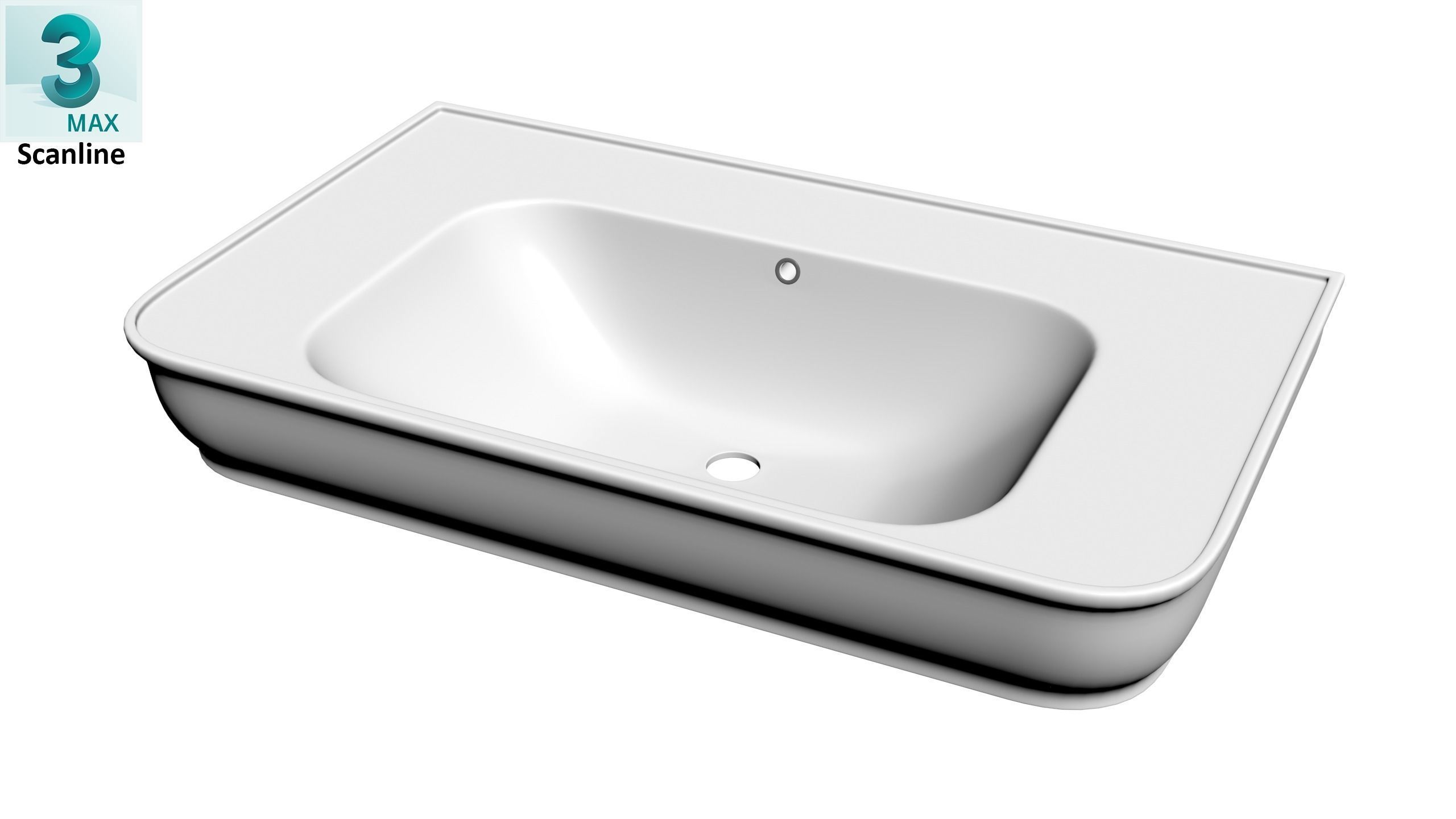 Devit Afina Sink Low-poly 3D model_24