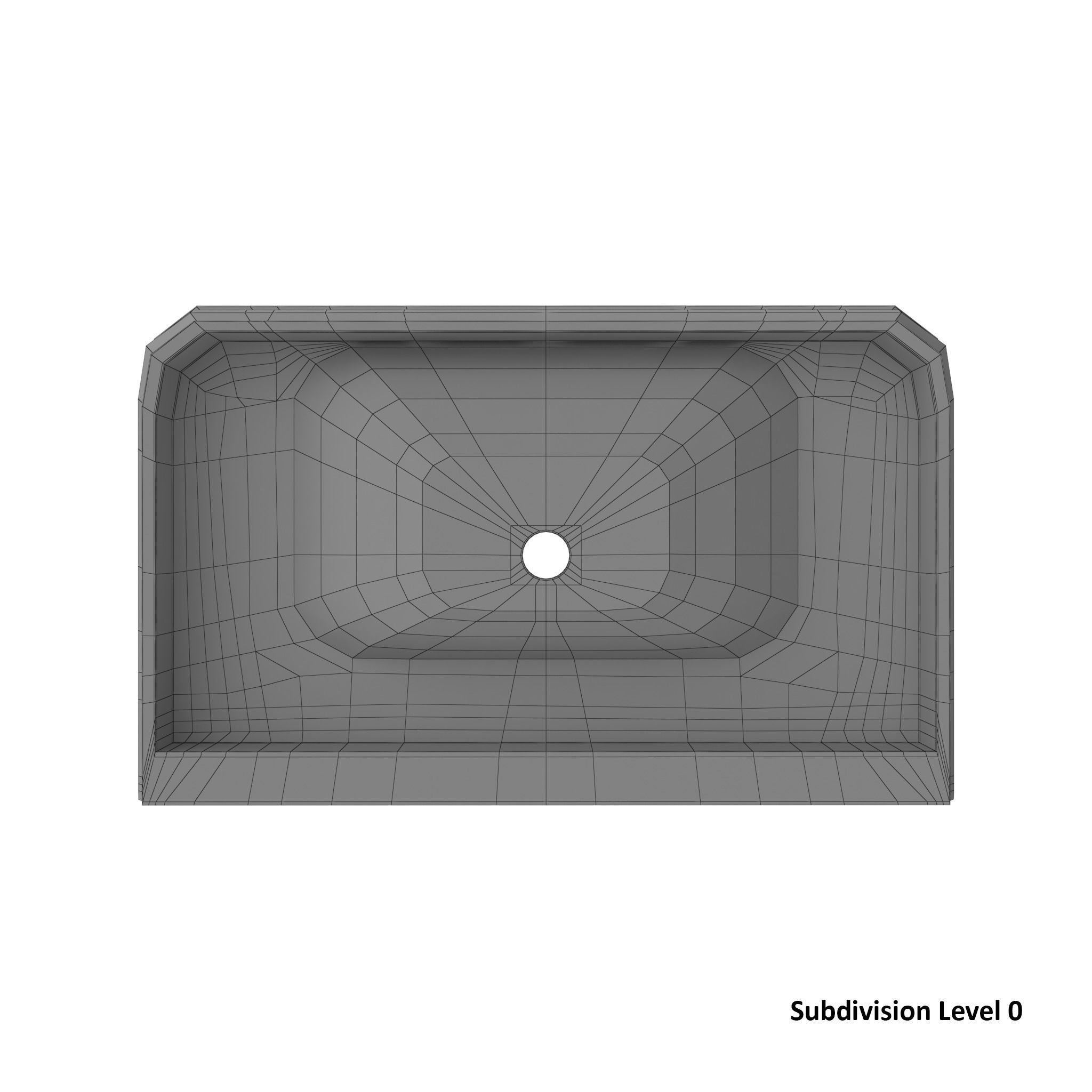 Devit Afina Sink Low-poly 3D model_22