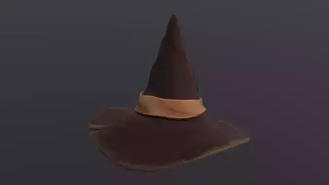 Witches Hat 3D Model