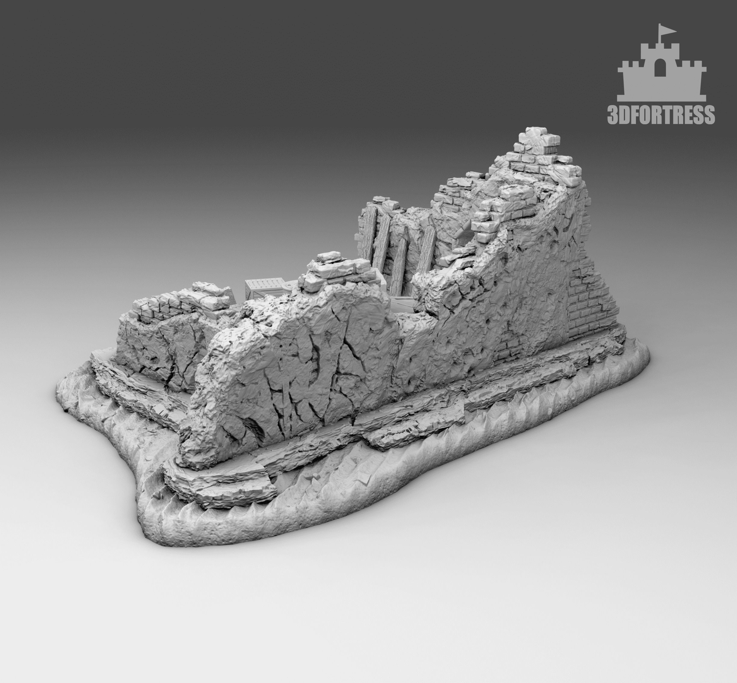 Ammunition depot 3D print model_1