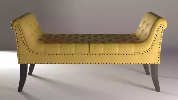 Henning Bench 3D Bench Sofa Model