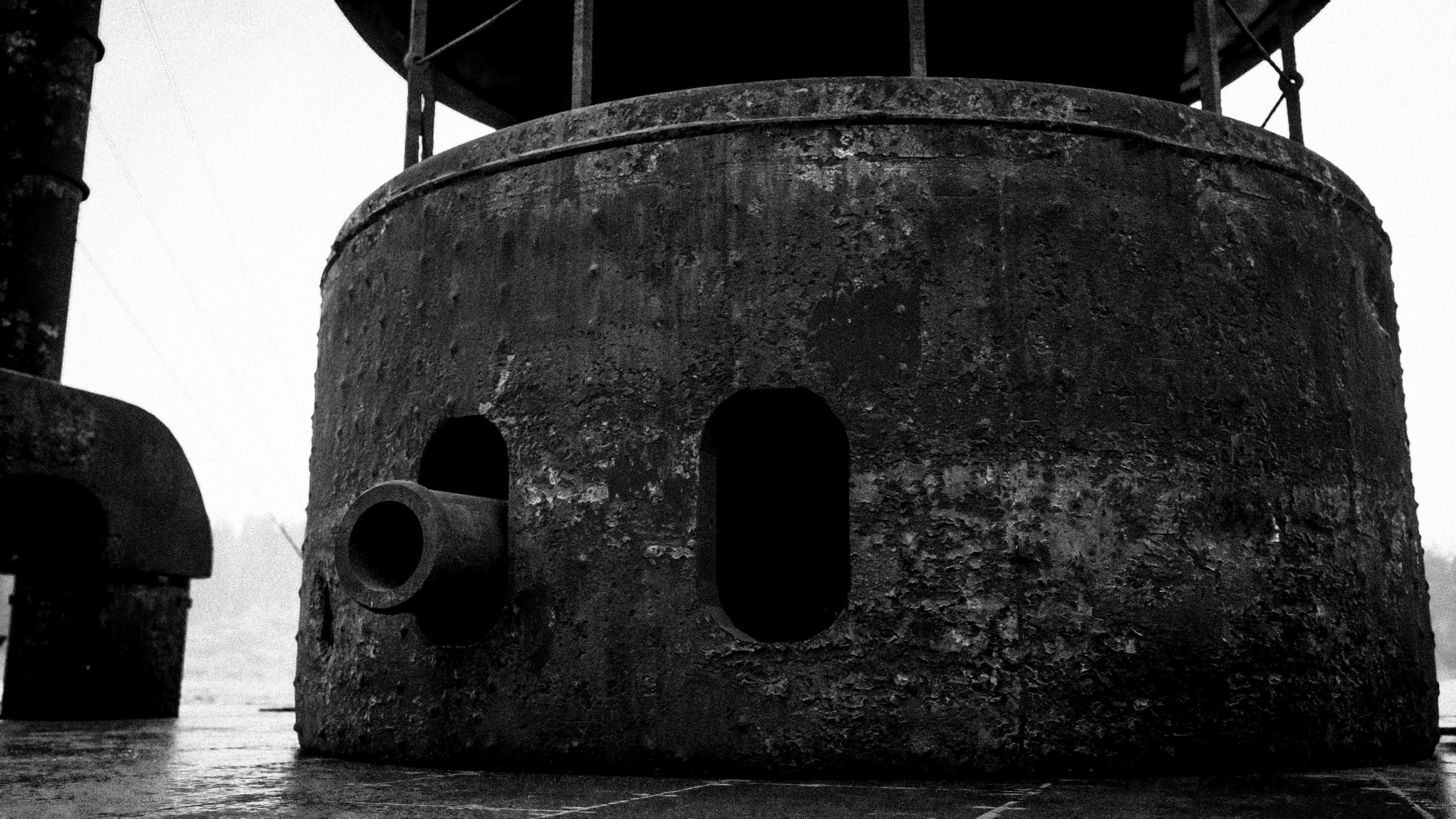 USS Monitor - Turreted Ironclad Warship 3D model_9