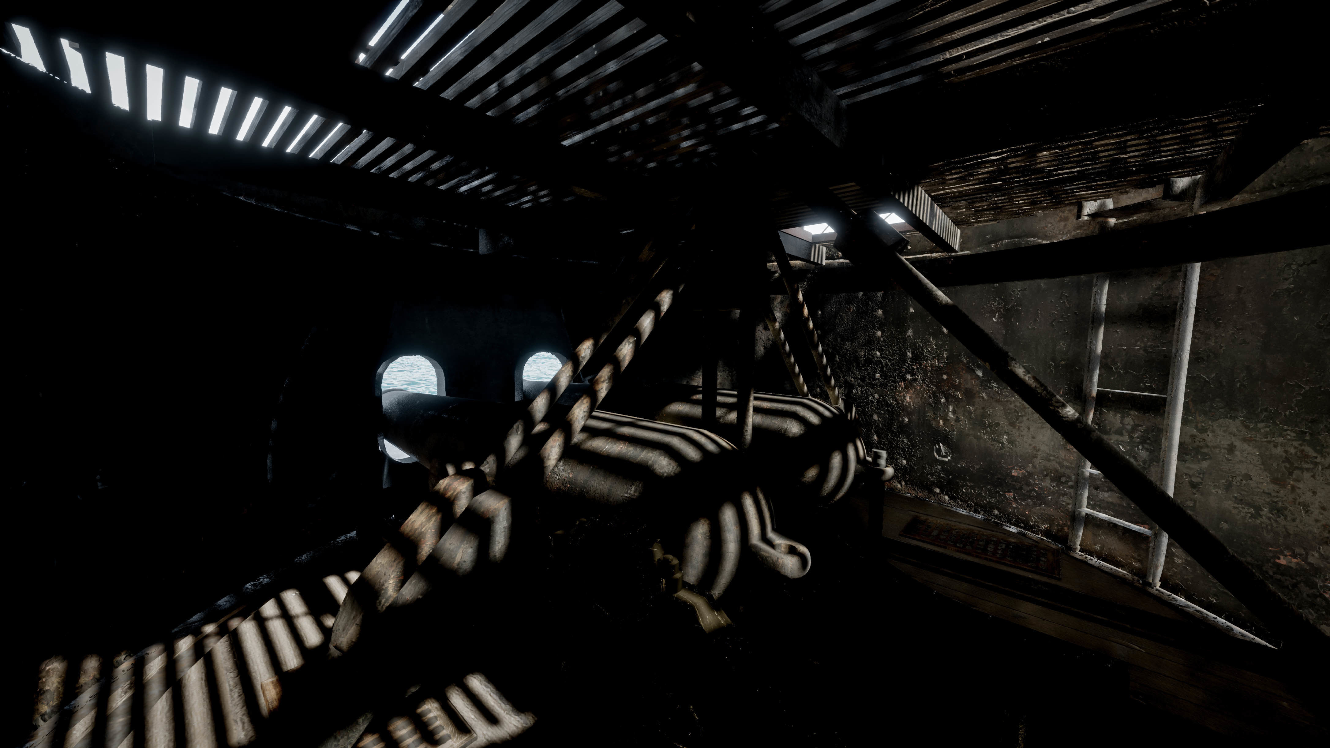 USS Monitor - Turreted Ironclad Warship 3D model_5