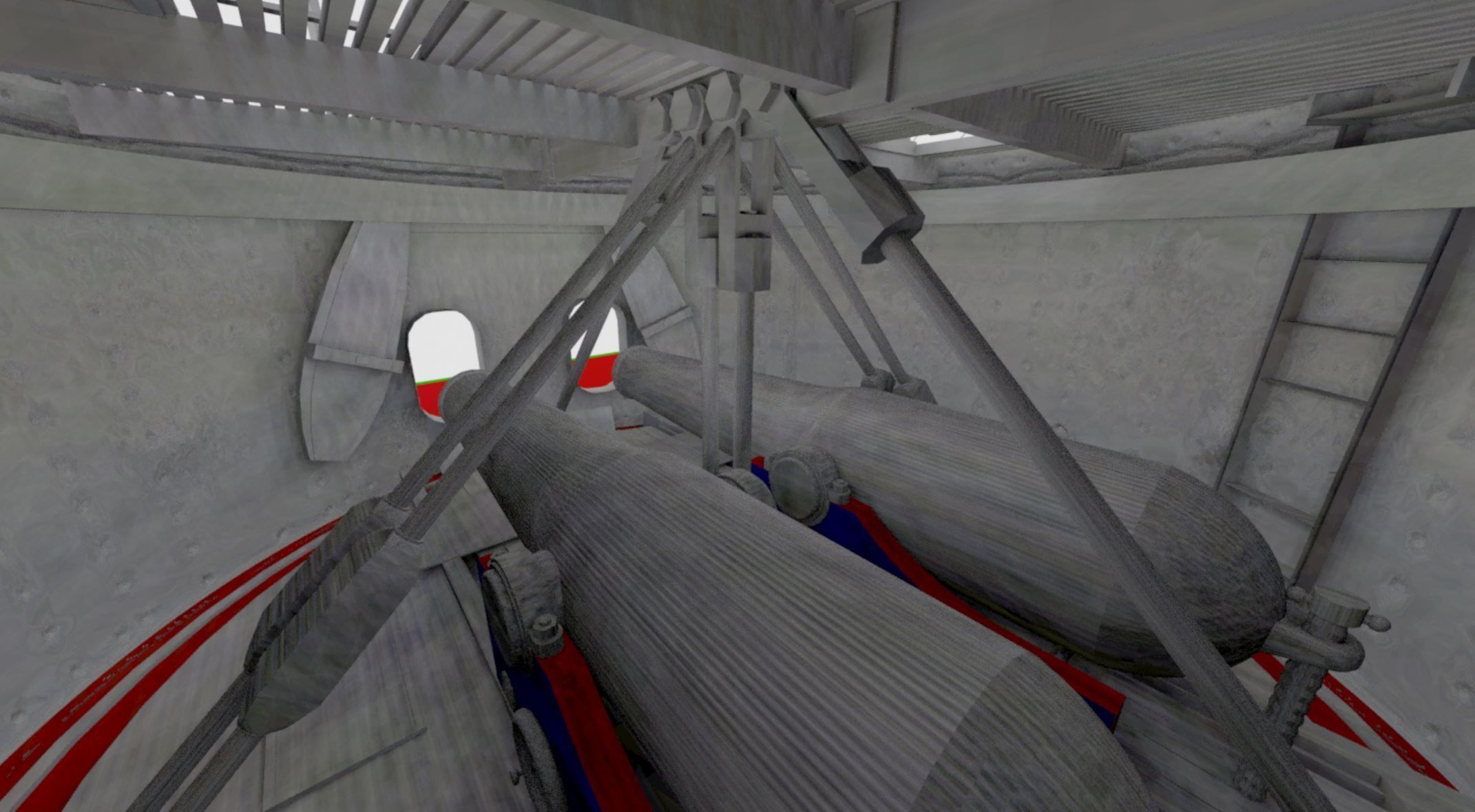 USS Monitor - Turreted Ironclad Warship 3D model_15