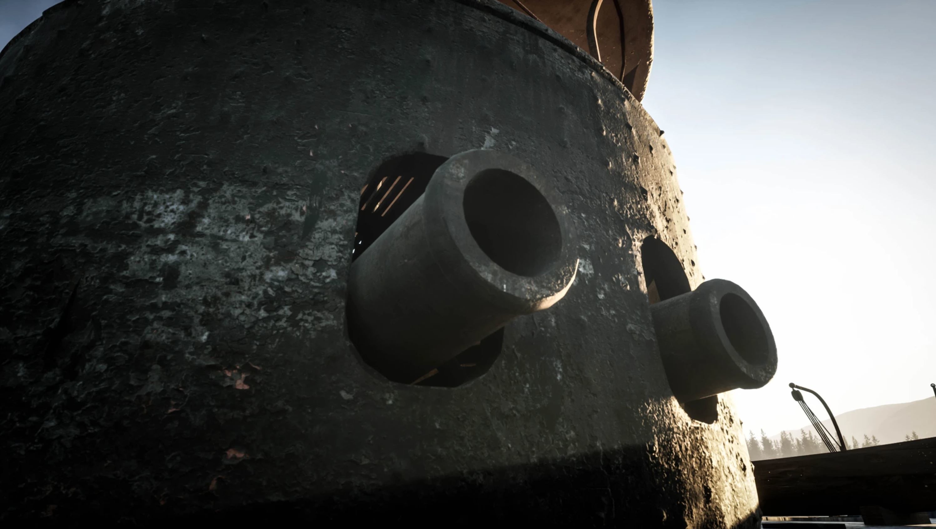 USS Monitor - Turreted Ironclad Warship 3D model_3