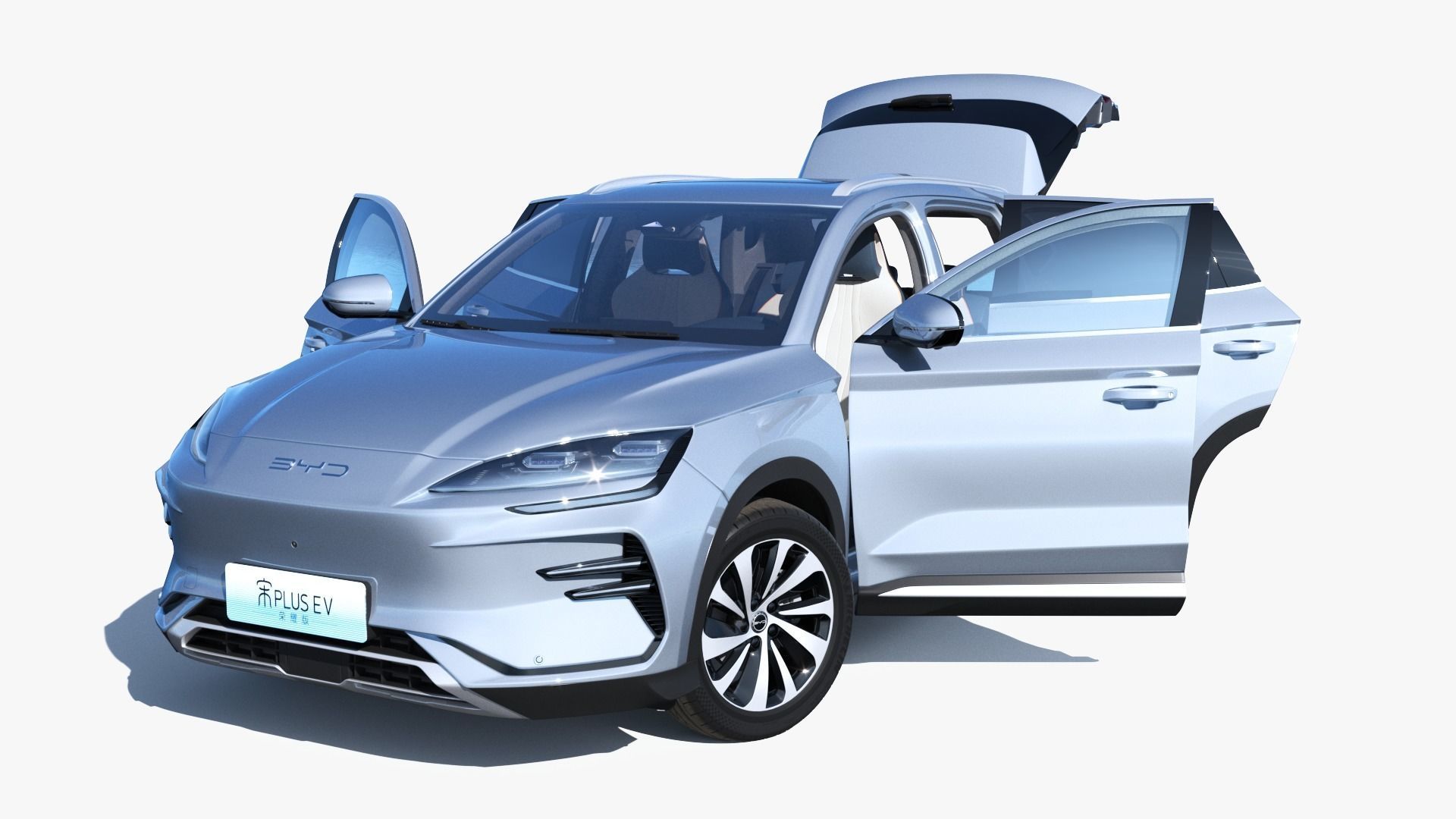 2024 BYD Seal U EV Song Plus with interior 3D model_7