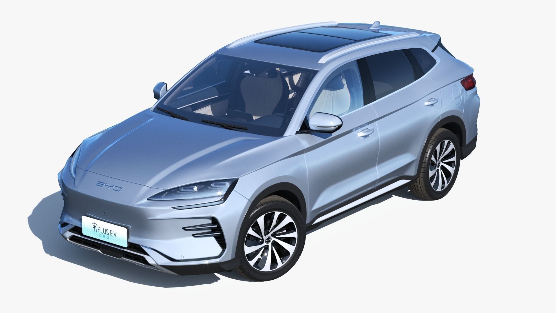 2024 BYD Seal U EV Song Plus with interior 3D model_1