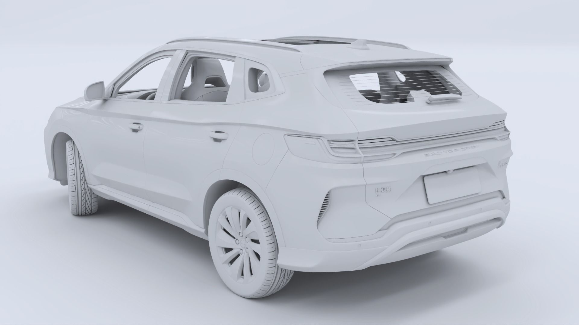 2024 BYD Seal U EV Song Plus with interior 3D model_29