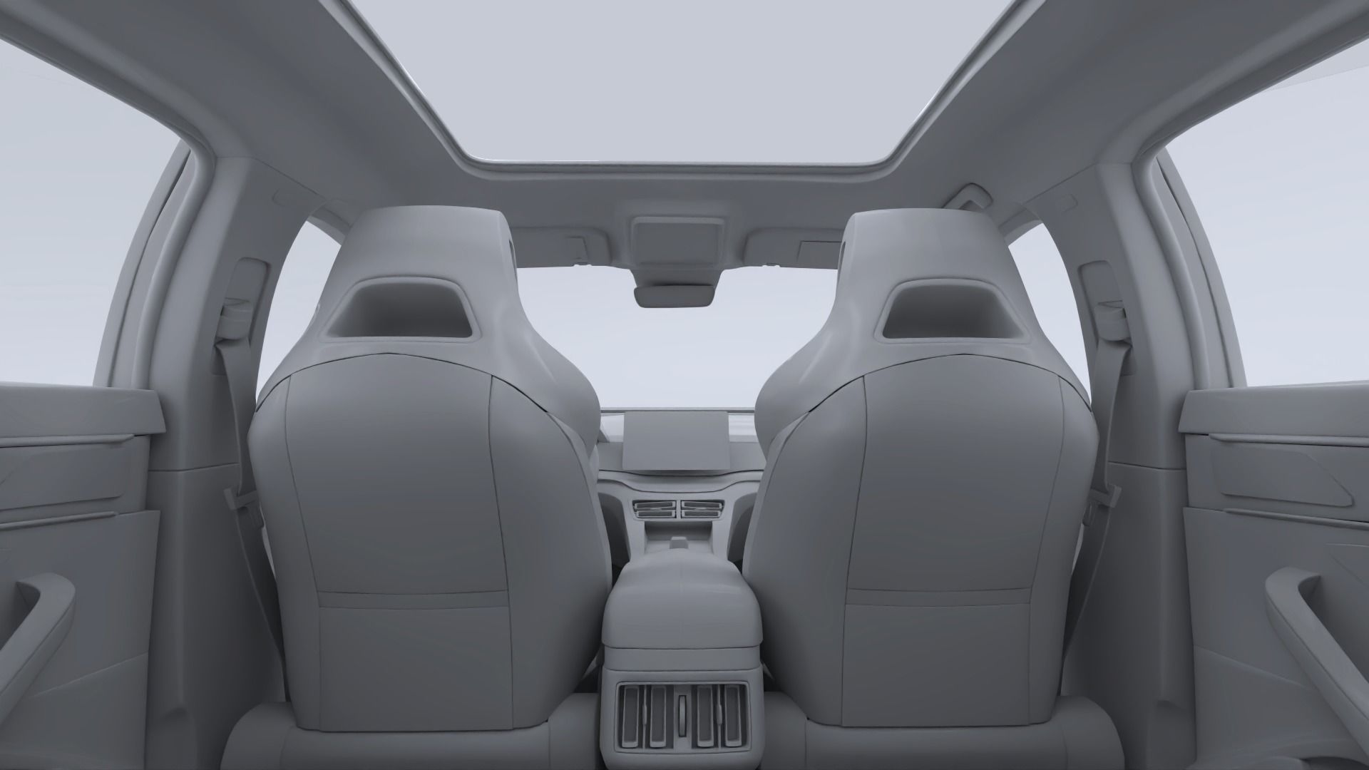 2024 BYD Seal U EV Song Plus with interior 3D model_24