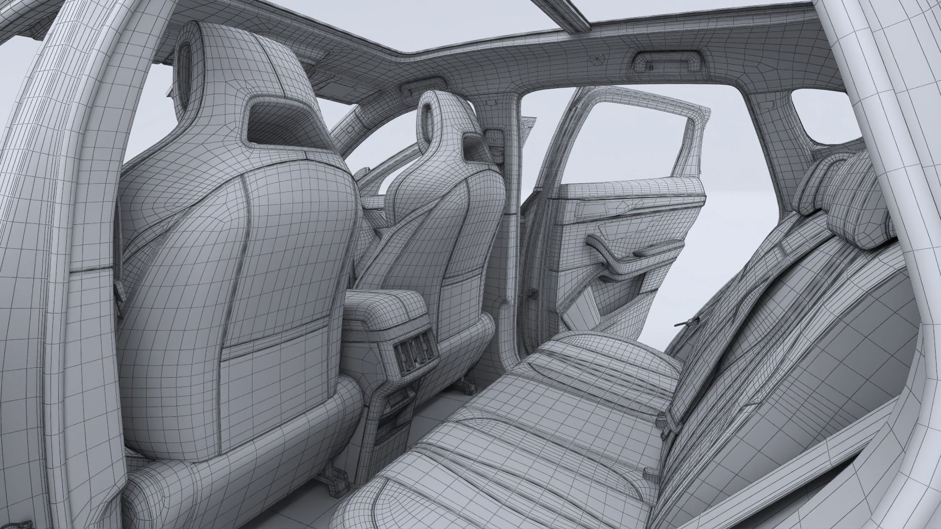 2024 BYD Seal U EV Song Plus with interior 3D model_38