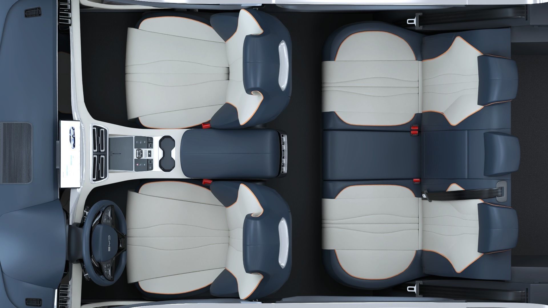 2024 BYD Seal U EV Song Plus with interior 3D model_13