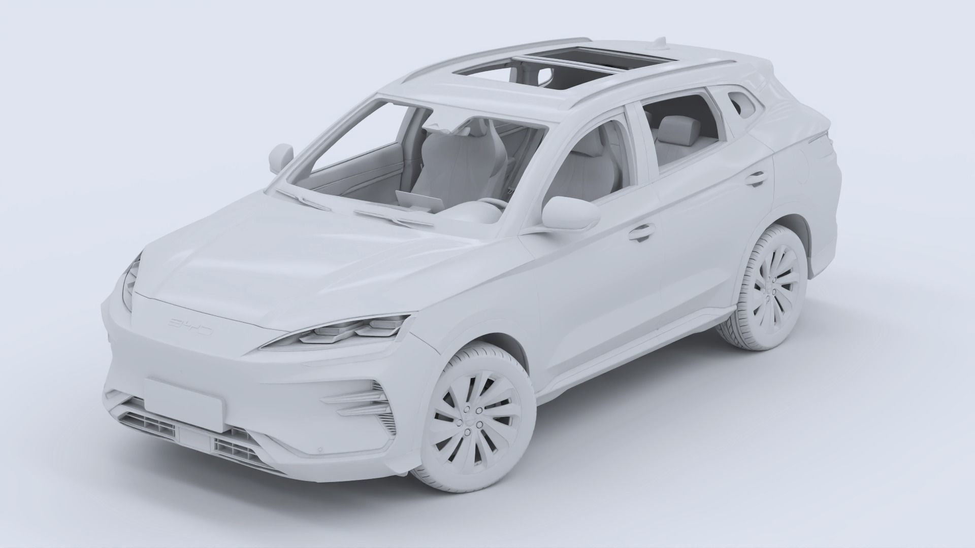 2024 BYD Seal U EV Song Plus with interior 3D model_18