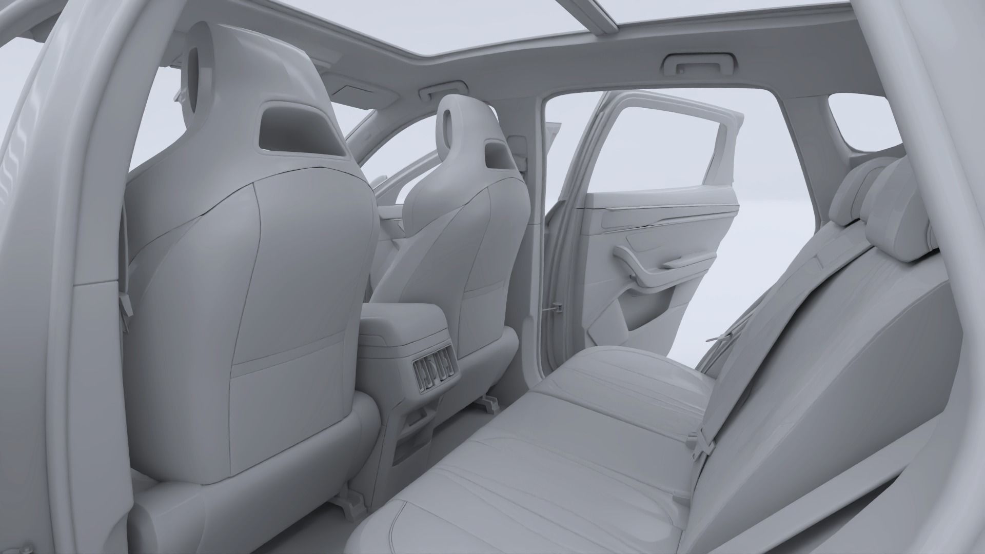 2024 BYD Seal U EV Song Plus with interior 3D model_26