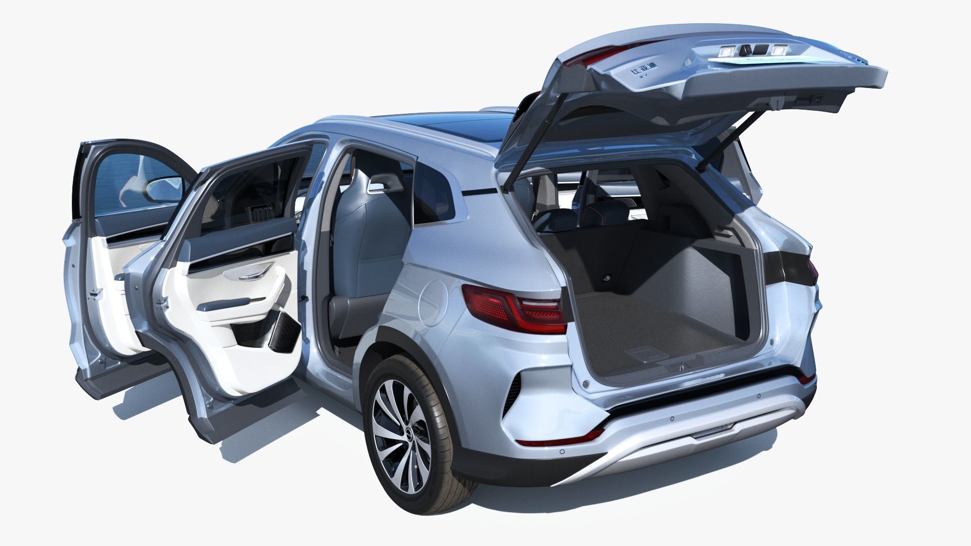 2024 BYD Seal U EV Song Plus with interior 3D model_14