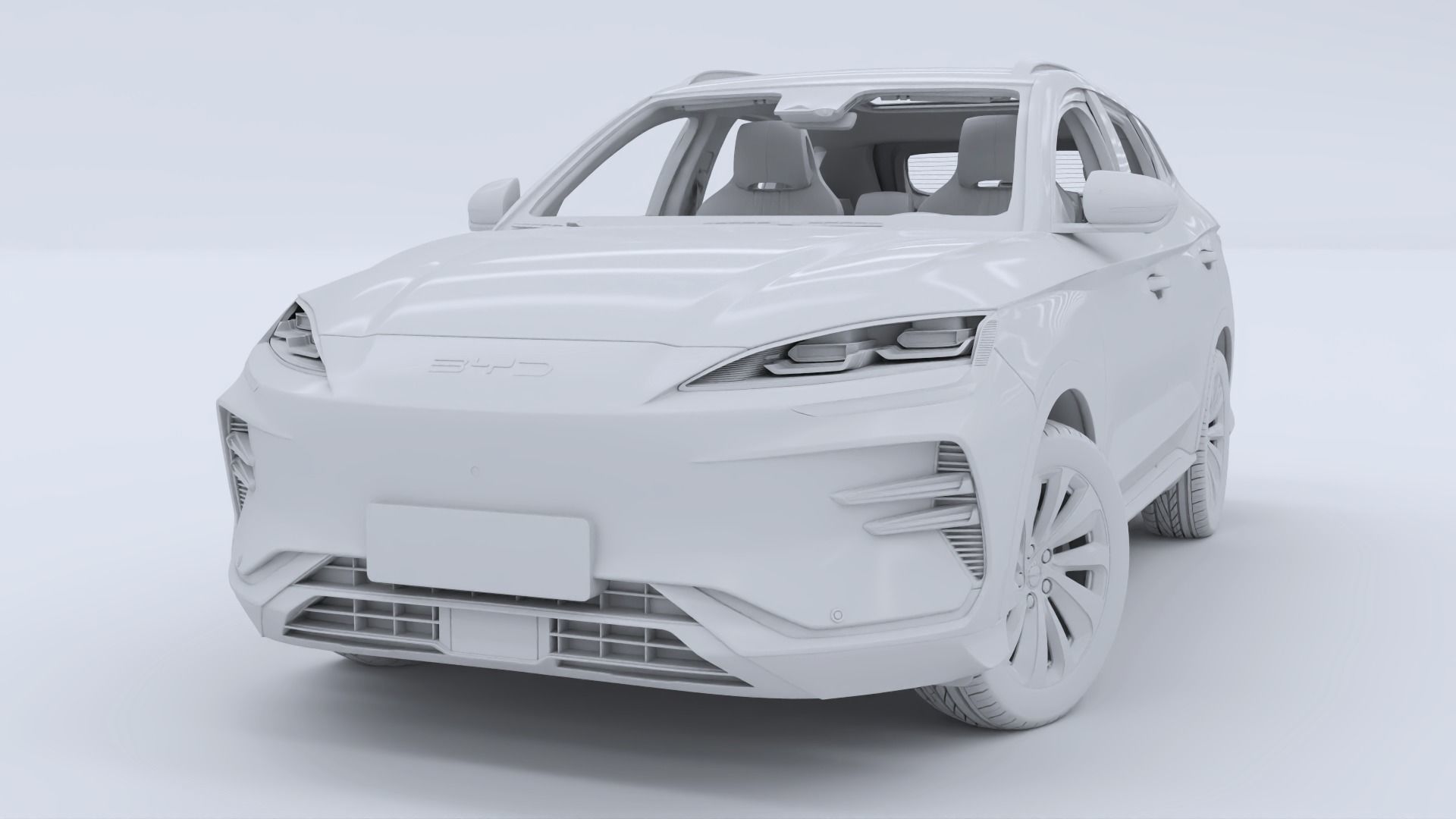 2024 BYD Seal U EV Song Plus with interior 3D model_19