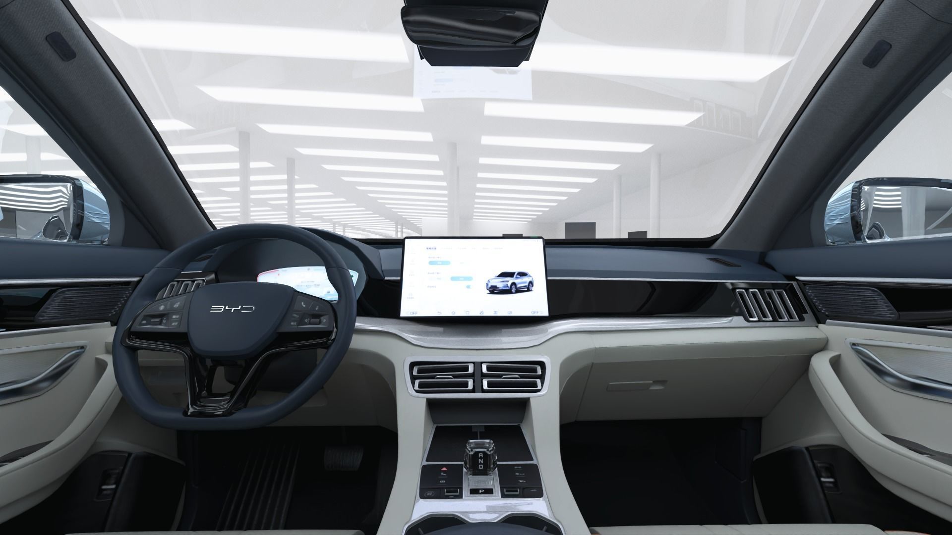 2024 BYD Seal U EV Song Plus with interior 3D model_10