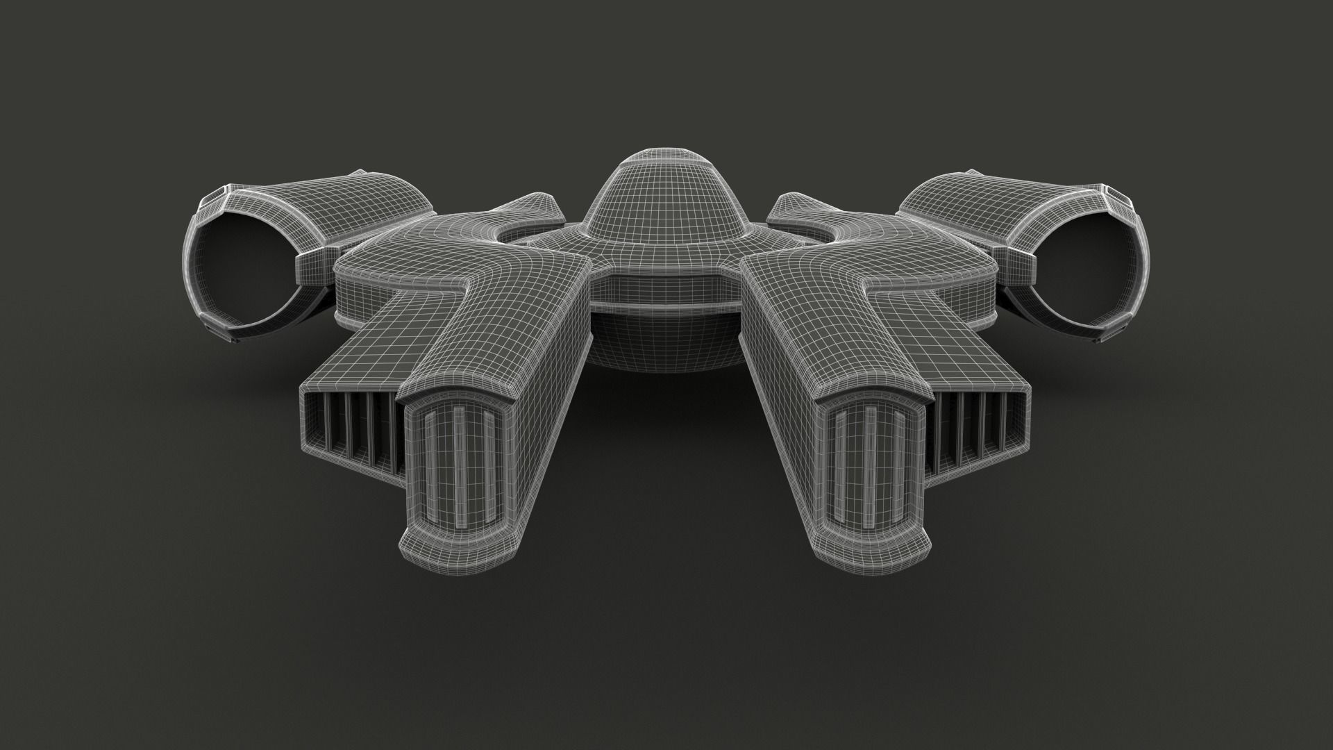 Racing Spaceship Acrux 3D model_20