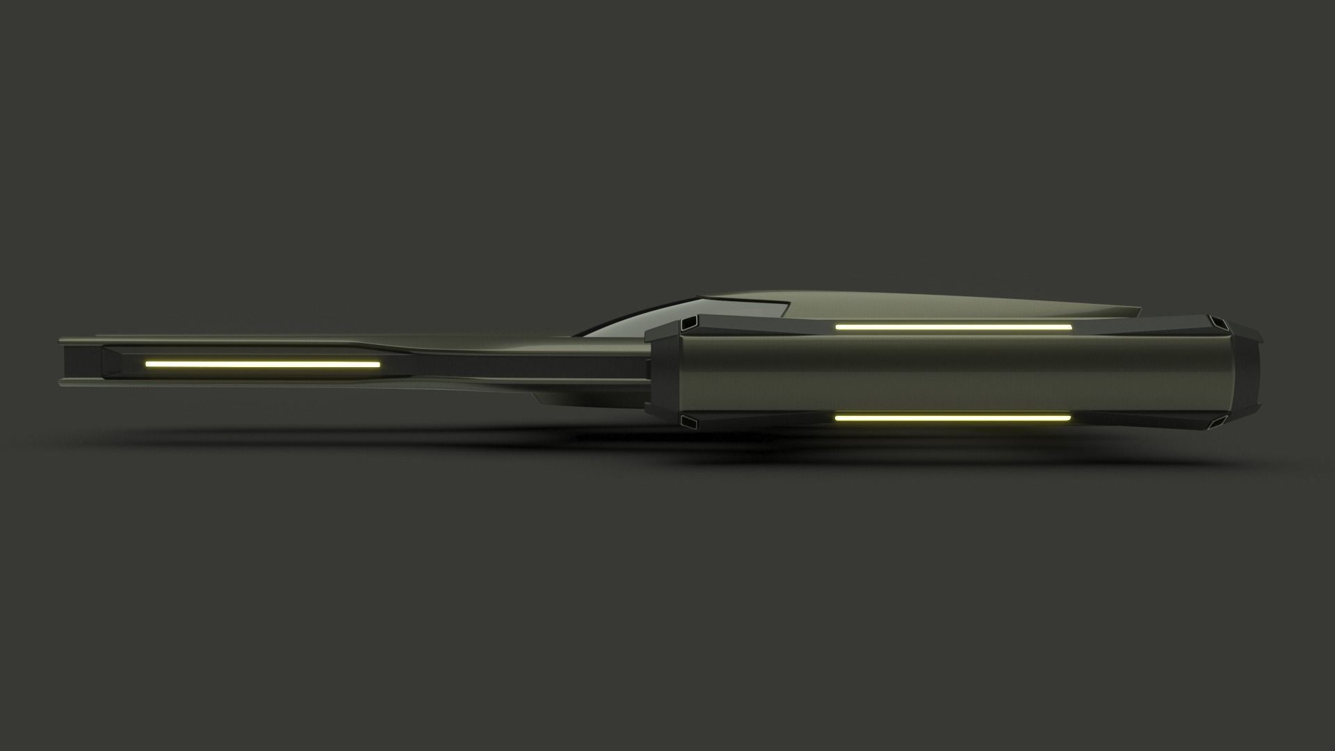 Racing Spaceship Acrux 3D model_1