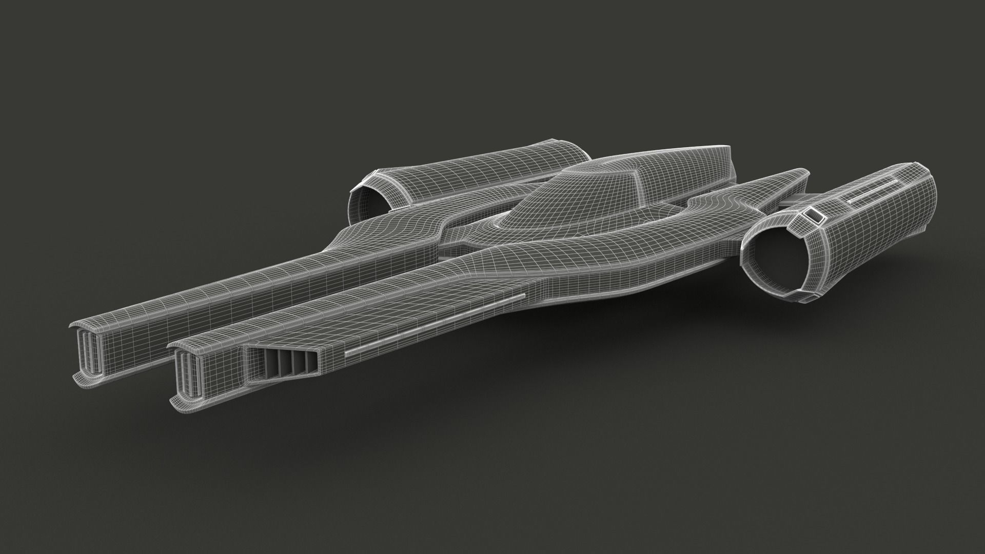 Racing Spaceship Acrux 3D model_13