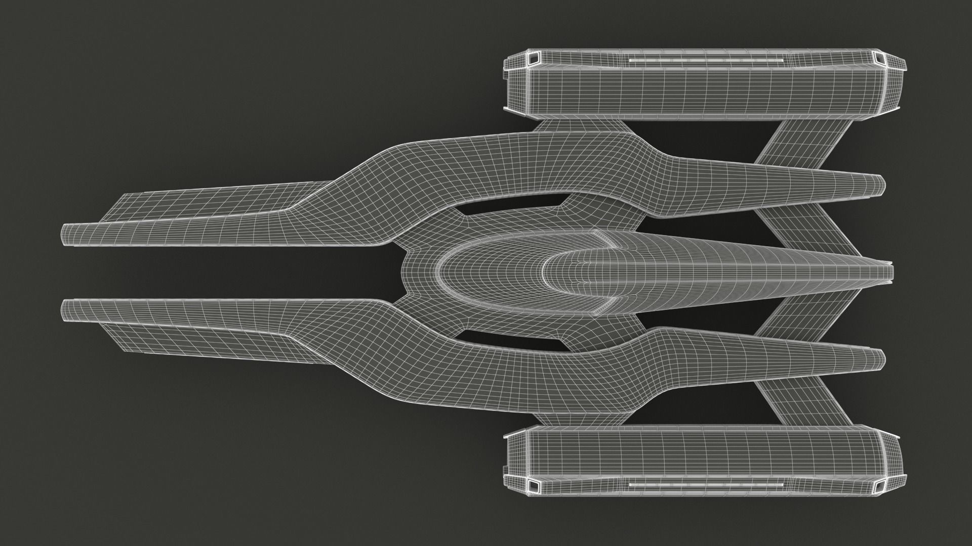 Racing Spaceship Acrux 3D model_15