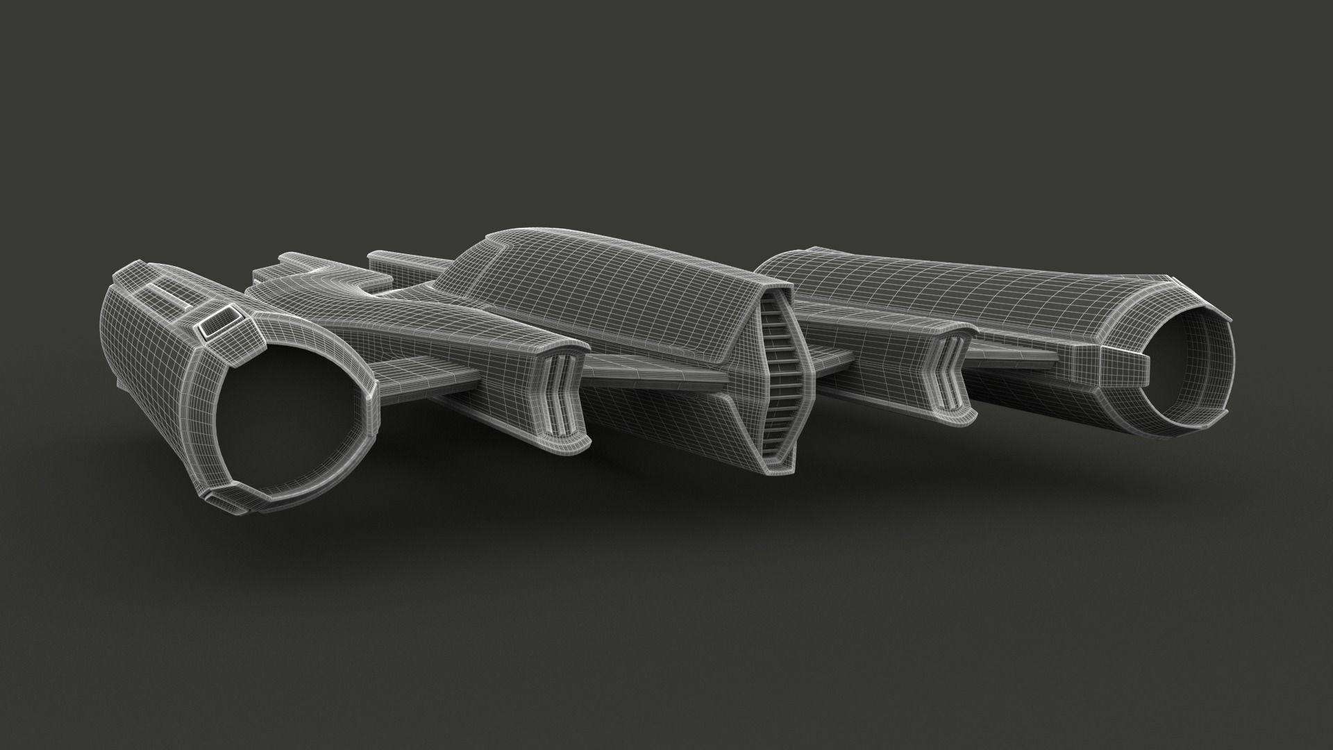 Racing Spaceship Acrux 3D model_16