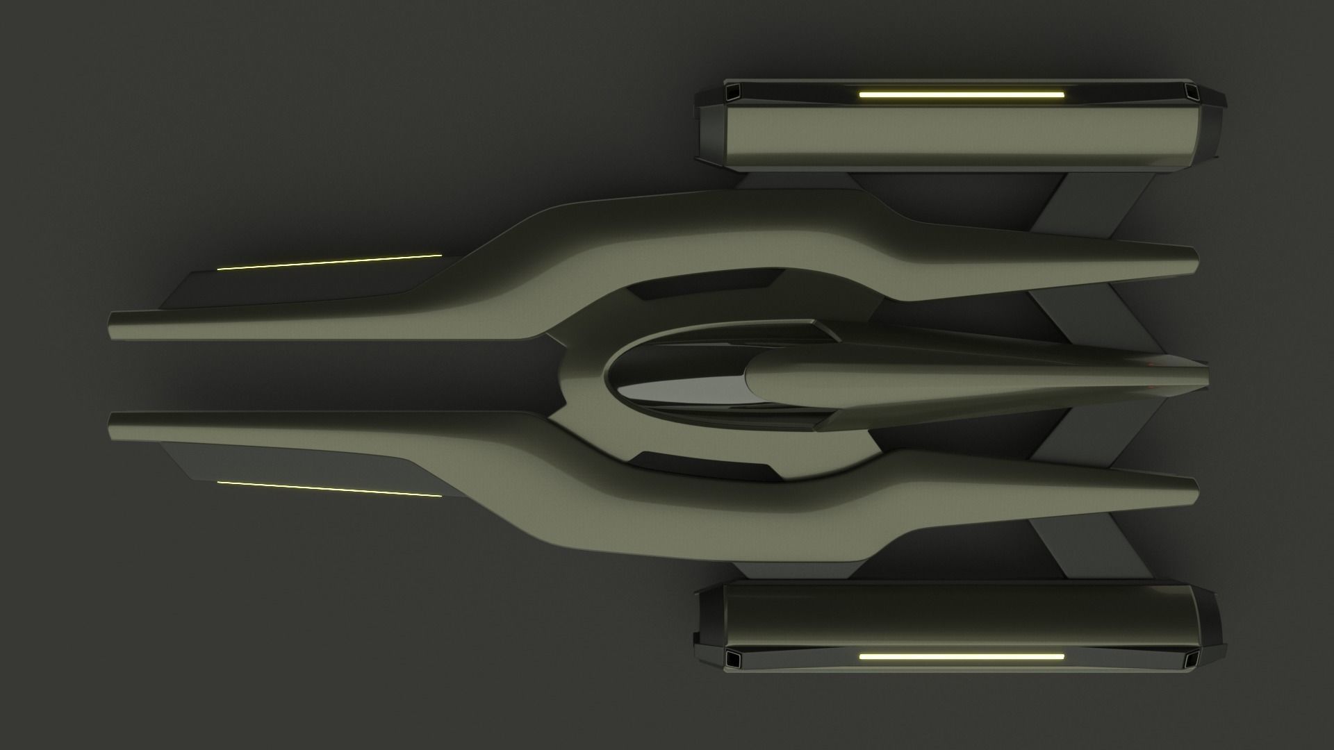 Racing Spaceship Acrux 3D model_2