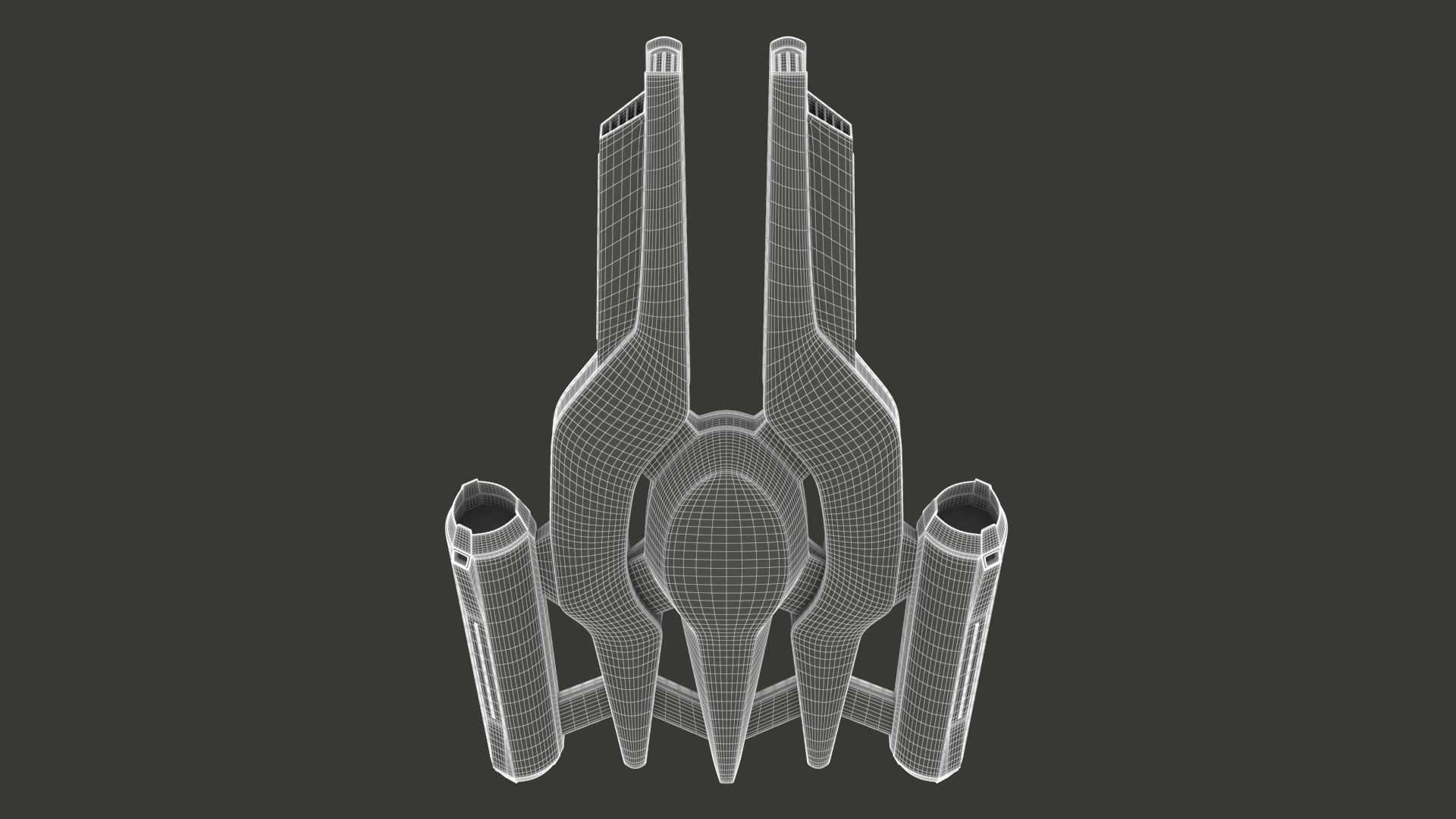 Racing Spaceship Acrux 3D model_25