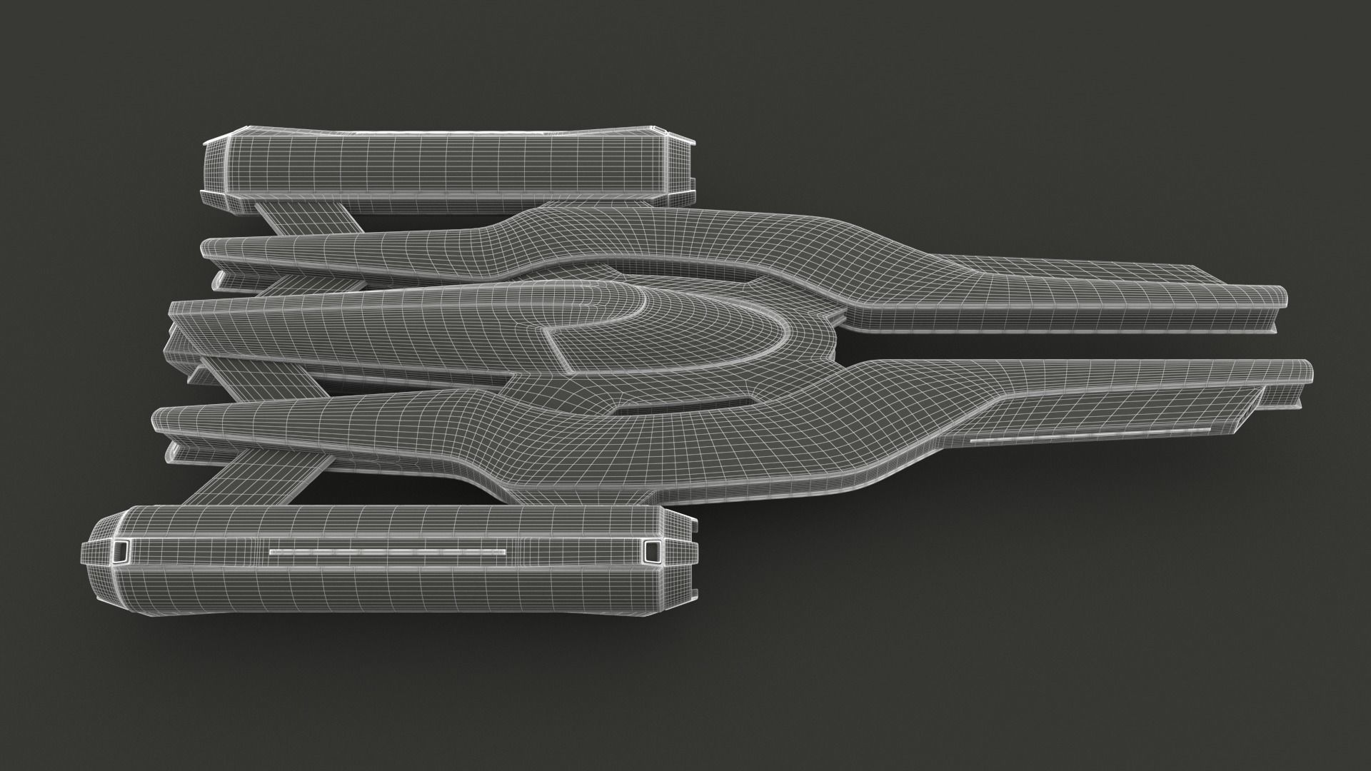 Racing Spaceship Acrux 3D model_19