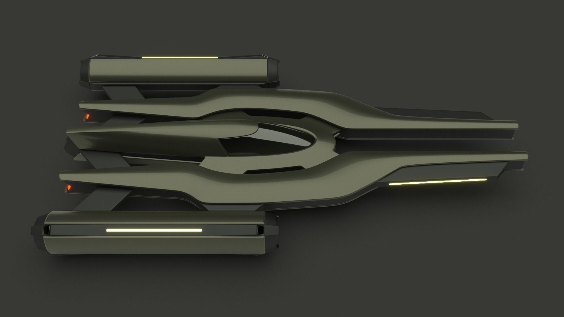 Racing Spaceship Acrux 3D model_6