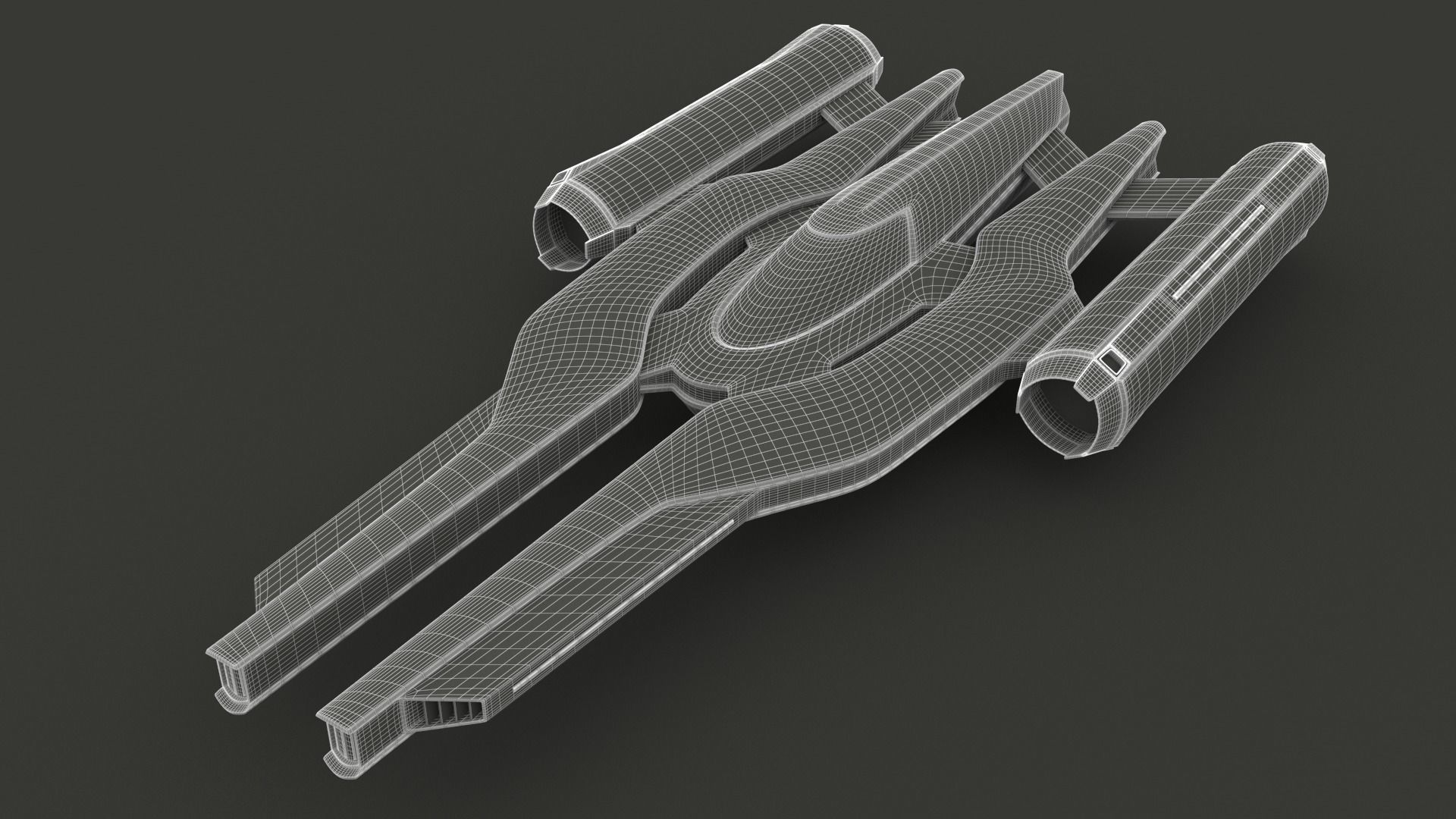 Racing Spaceship Acrux 3D model_21