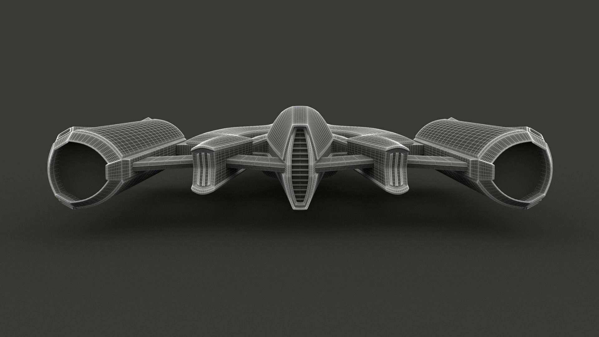 Racing Spaceship Acrux 3D model_17