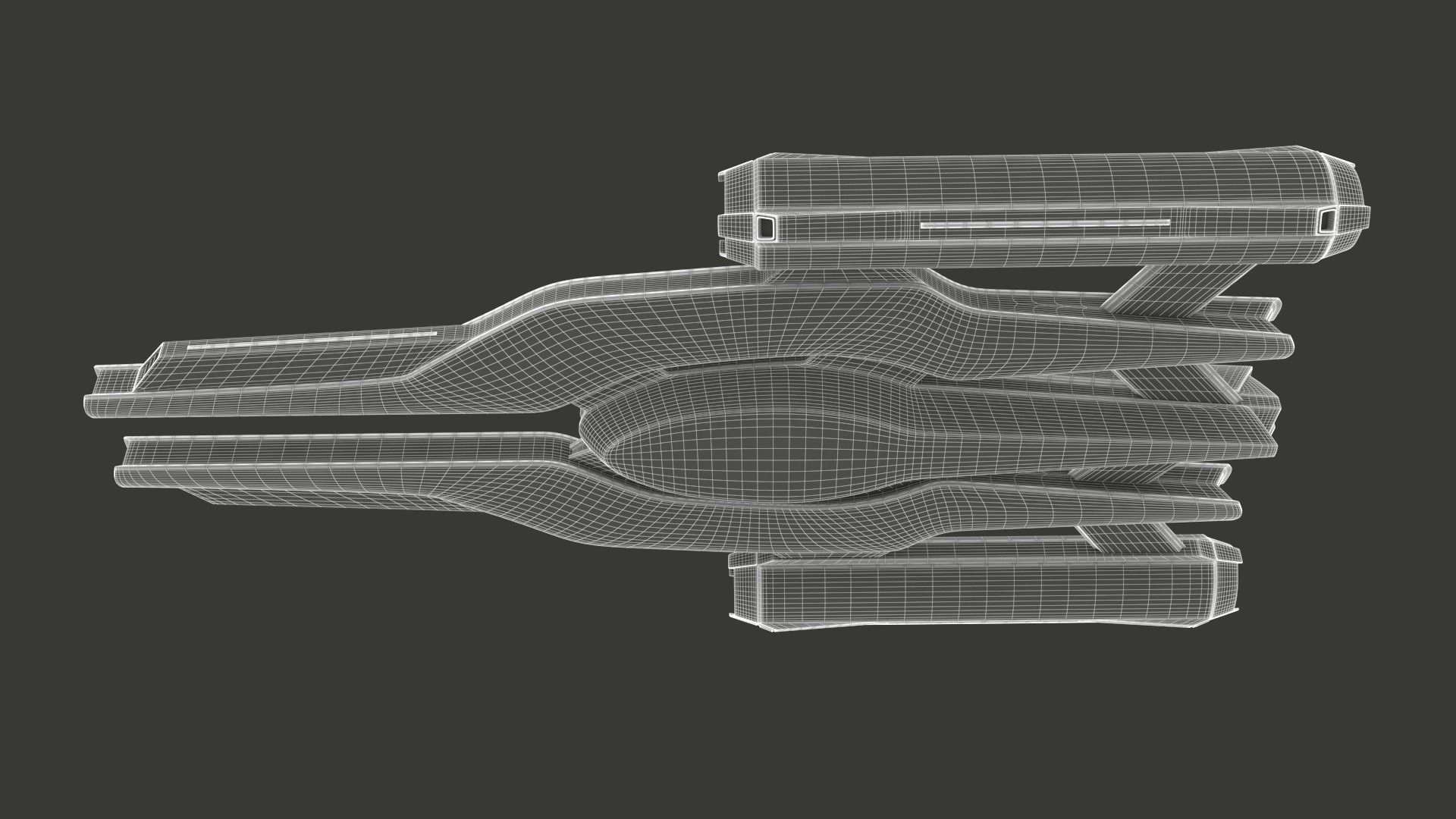 Racing Spaceship Acrux 3D model_23