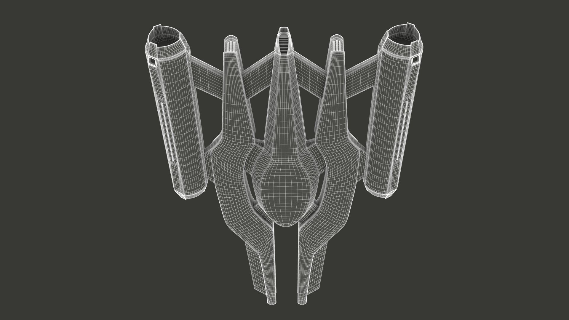 Racing Spaceship Acrux 3D model_24