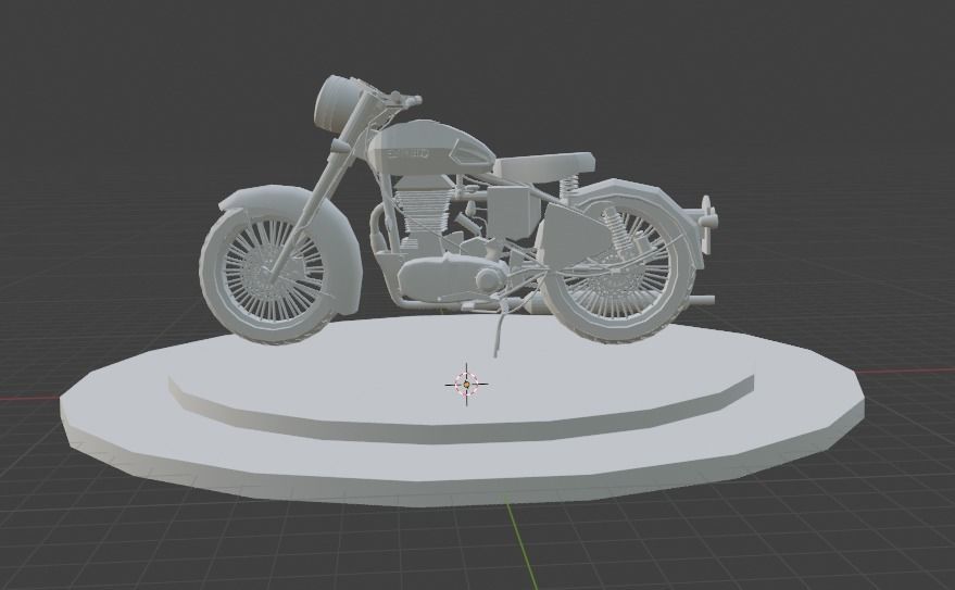 3D Royal Enfield 3D model_13