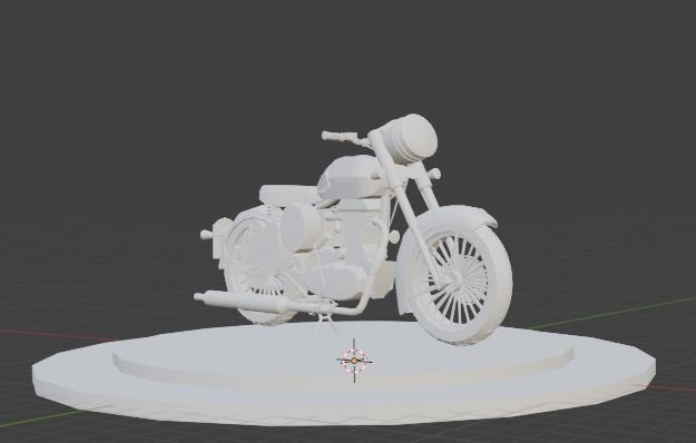 3D Royal Enfield 3D model_16