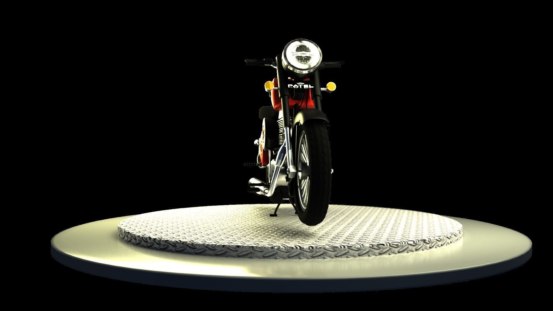 3D Royal Enfield 3D model_1
