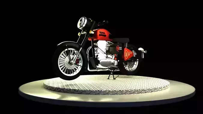 3D Royal Enfield 3D model