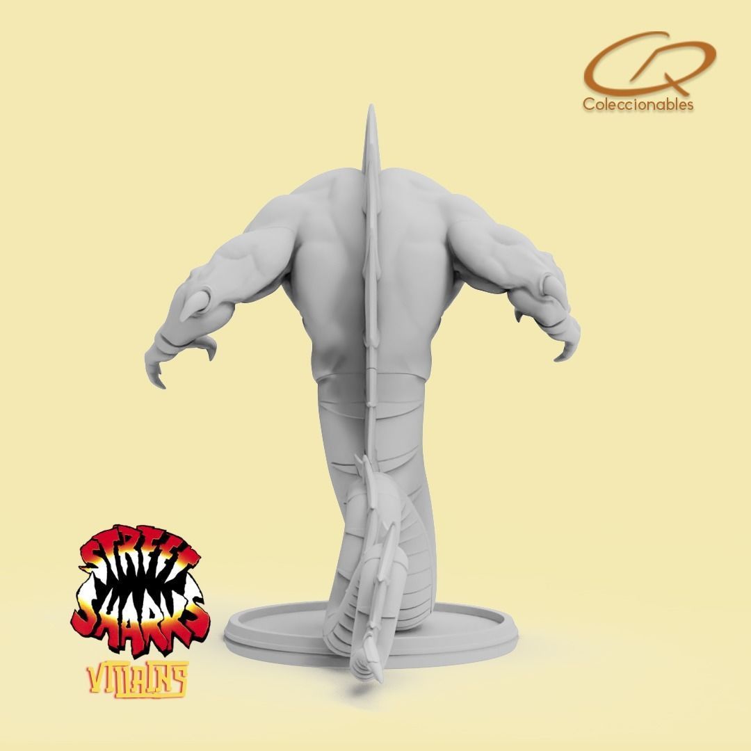 Street Sharks Villains - Repteel 3D print model_1